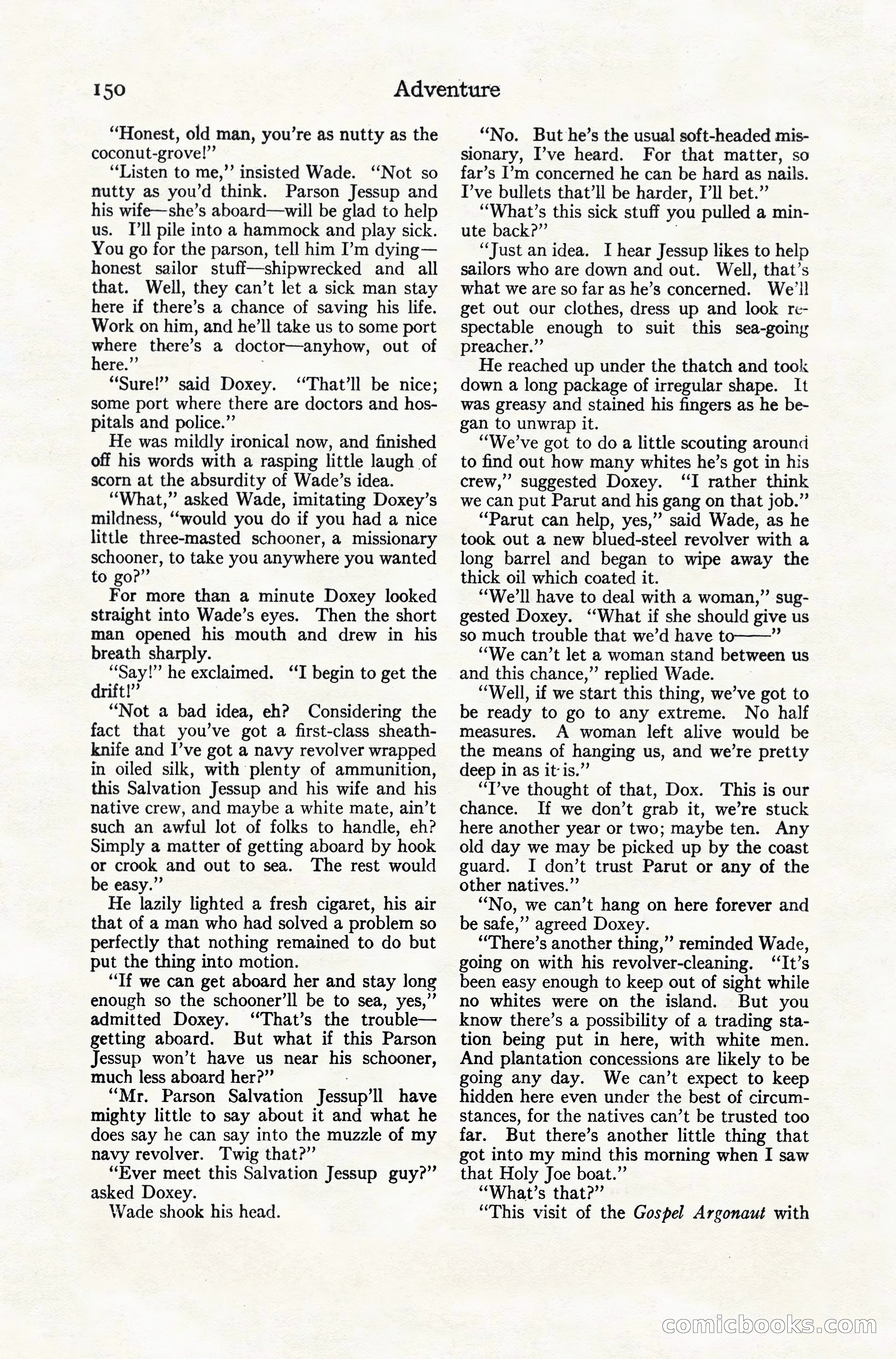 Adventure Magazine, December 10, 1924 — page 172 of 216