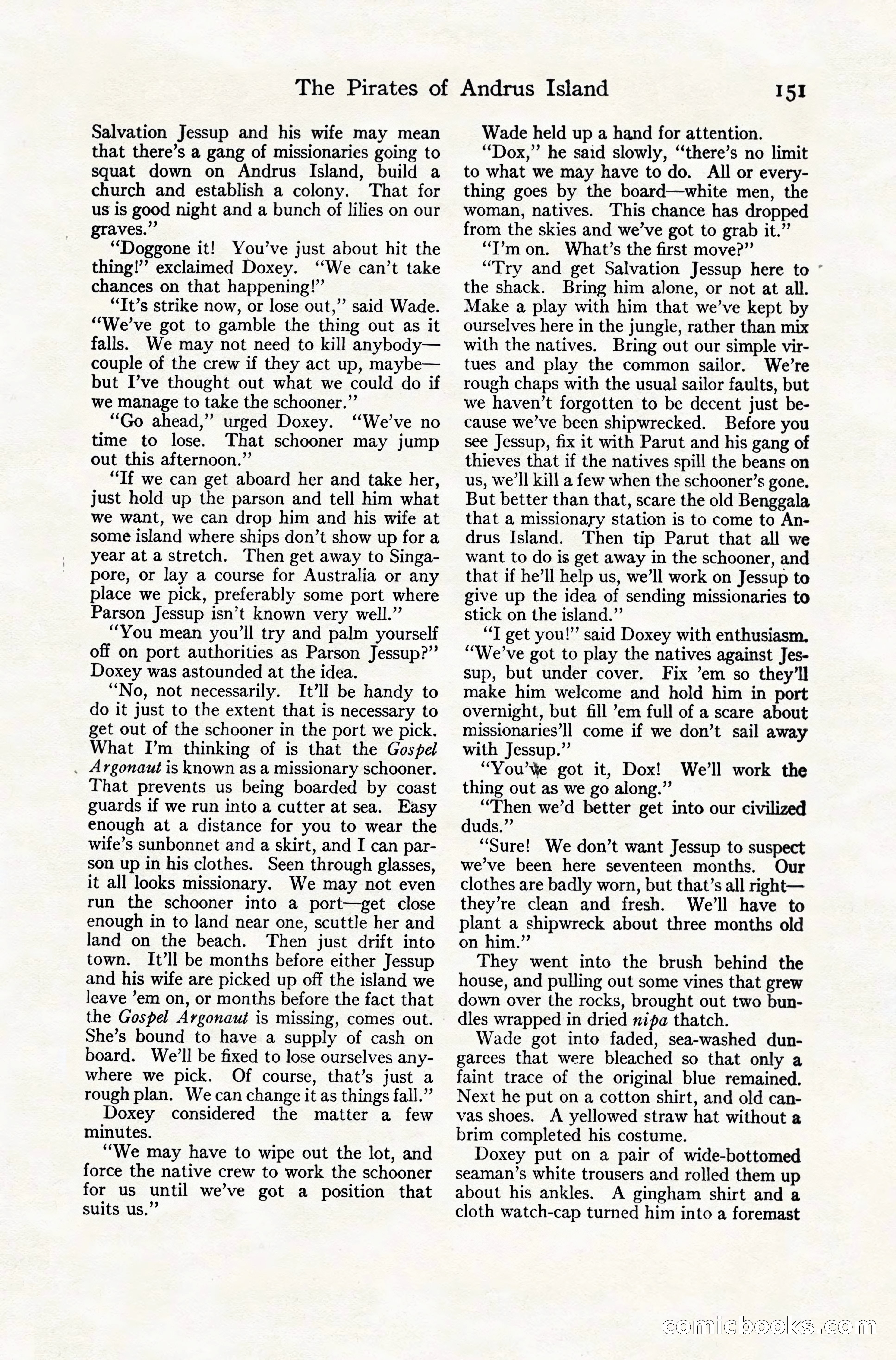 Adventure Magazine, December 10, 1924 — page 173 of 216