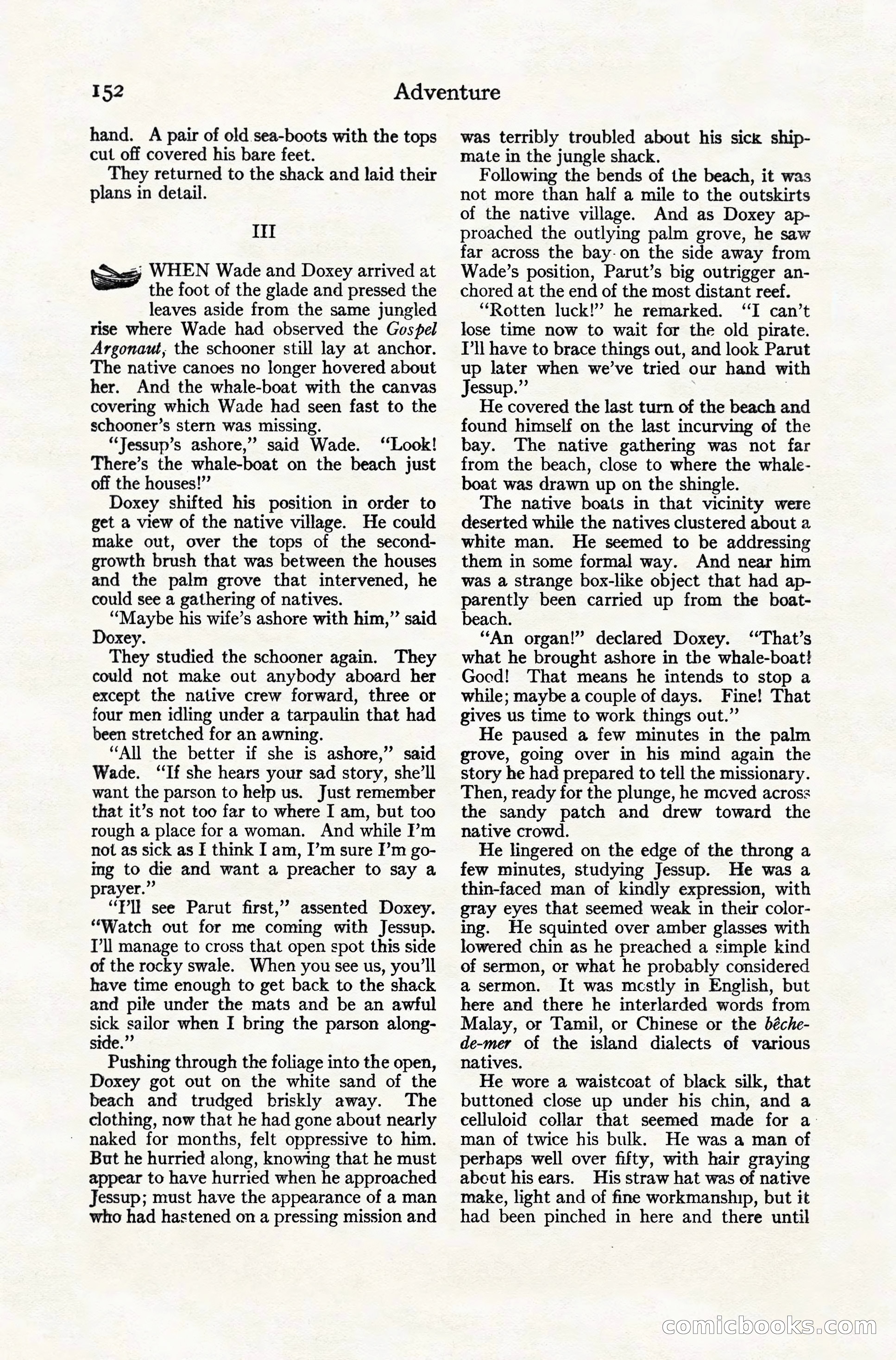 Adventure Magazine, December 10, 1924 — page 174 of 216