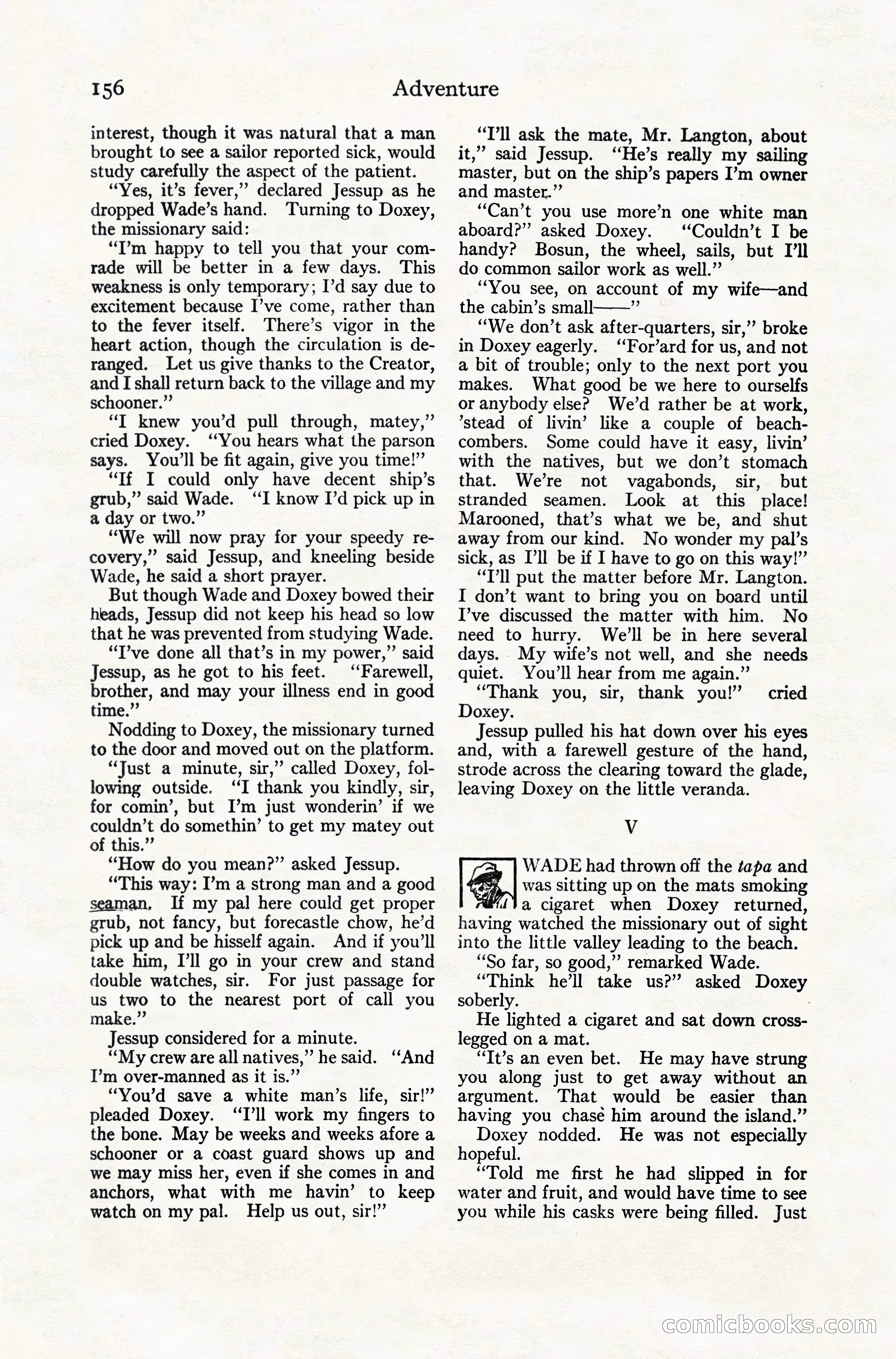 Adventure Magazine, December 10, 1924 — page 178 of 216