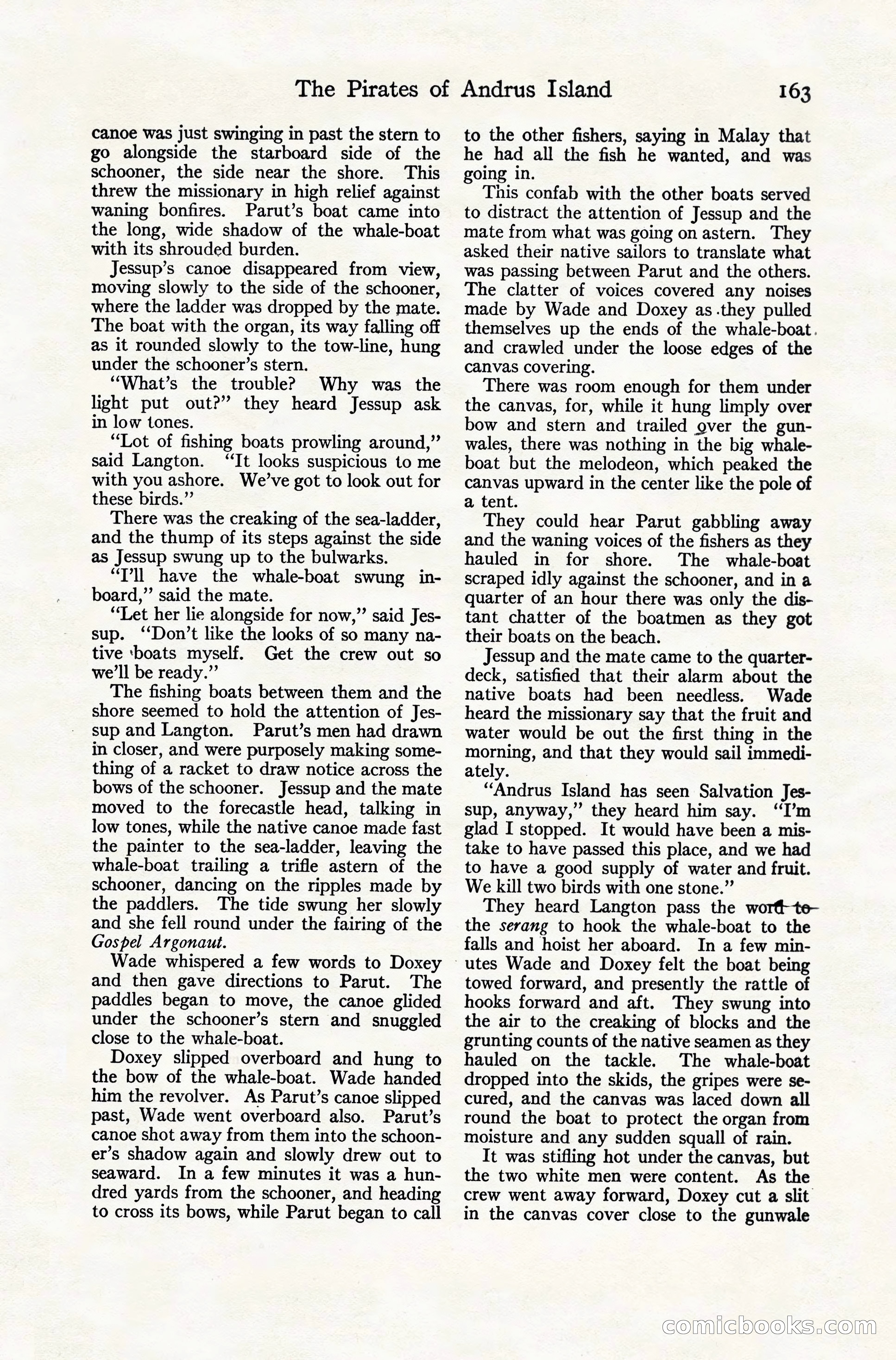 Adventure Magazine, December 10, 1924 — page 185 of 216