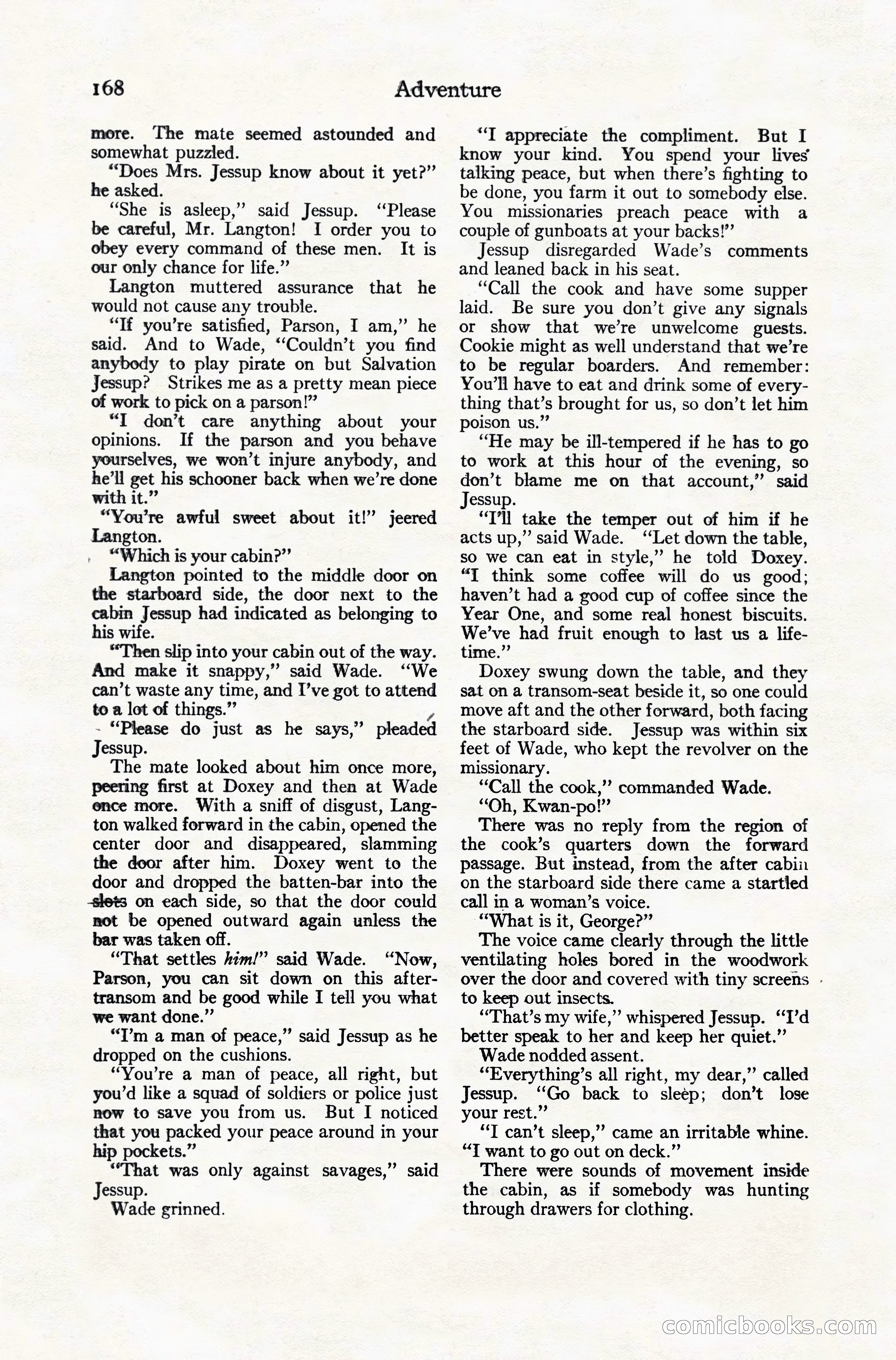Adventure Magazine, December 10, 1924 — page 190 of 216
