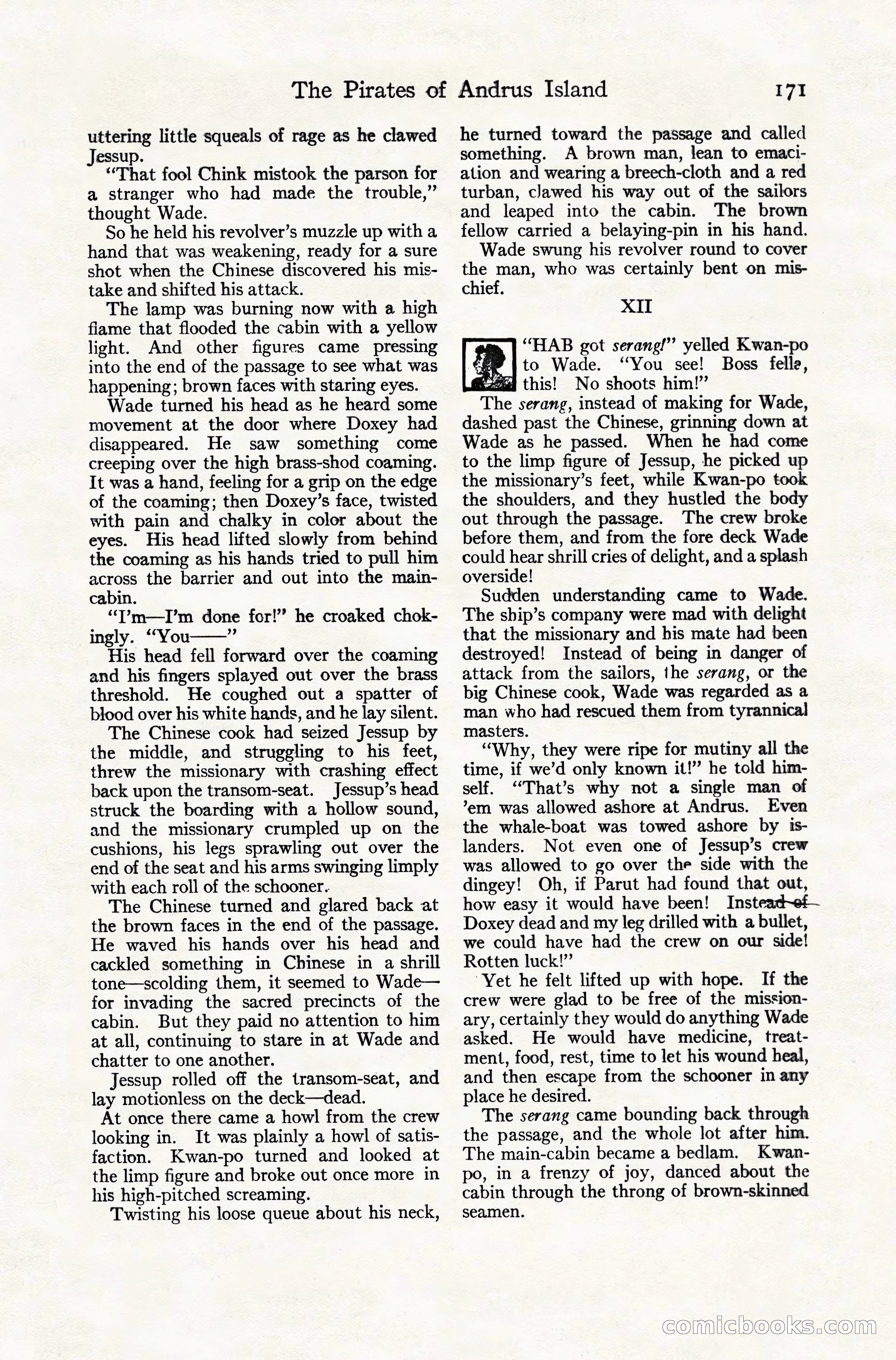 Adventure Magazine, December 10, 1924 — page 193 of 216