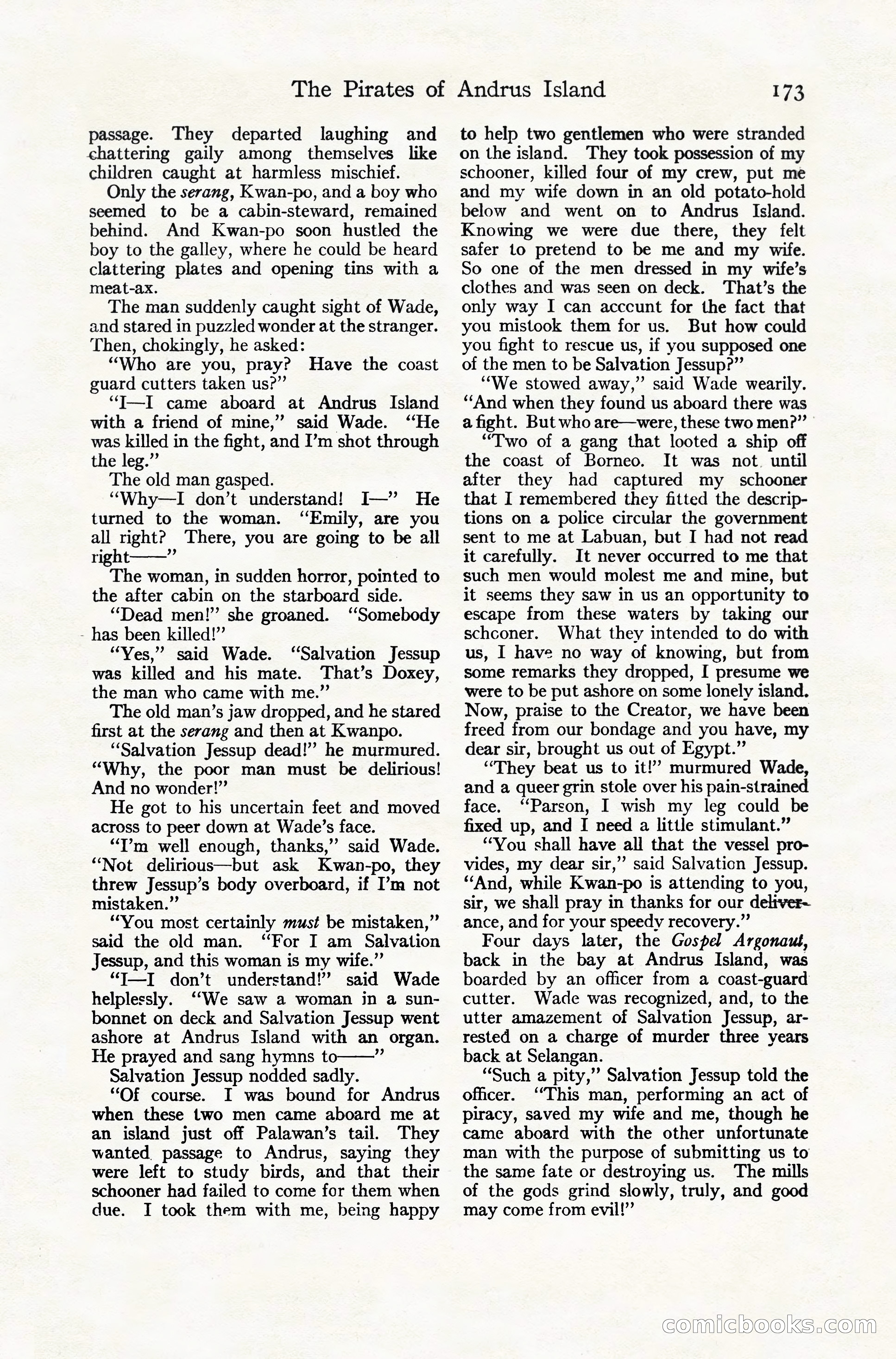 Adventure Magazine, December 10, 1924 — page 195 of 216