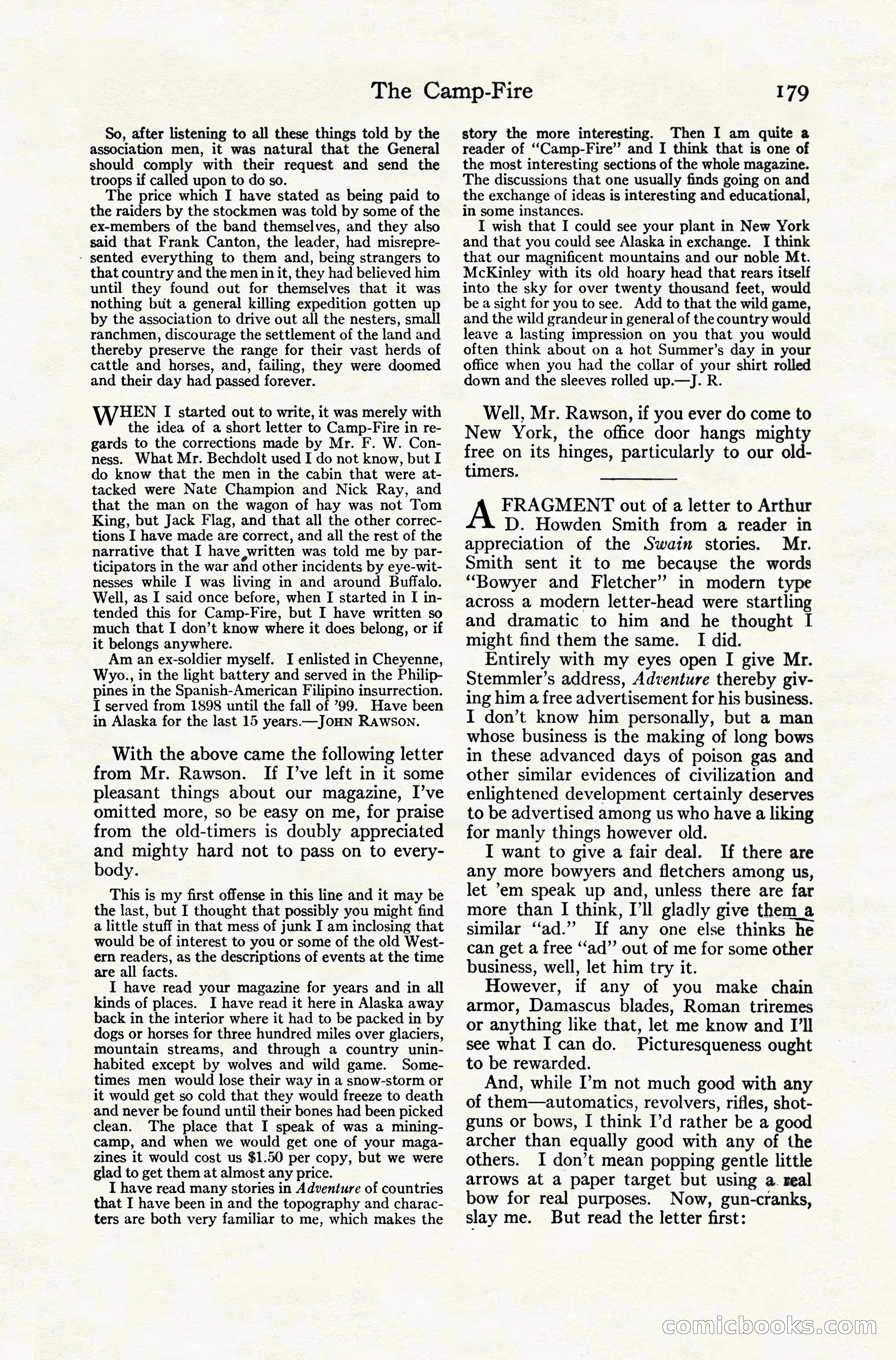 Adventure Magazine, December 10, 1924 — page 201 of 216