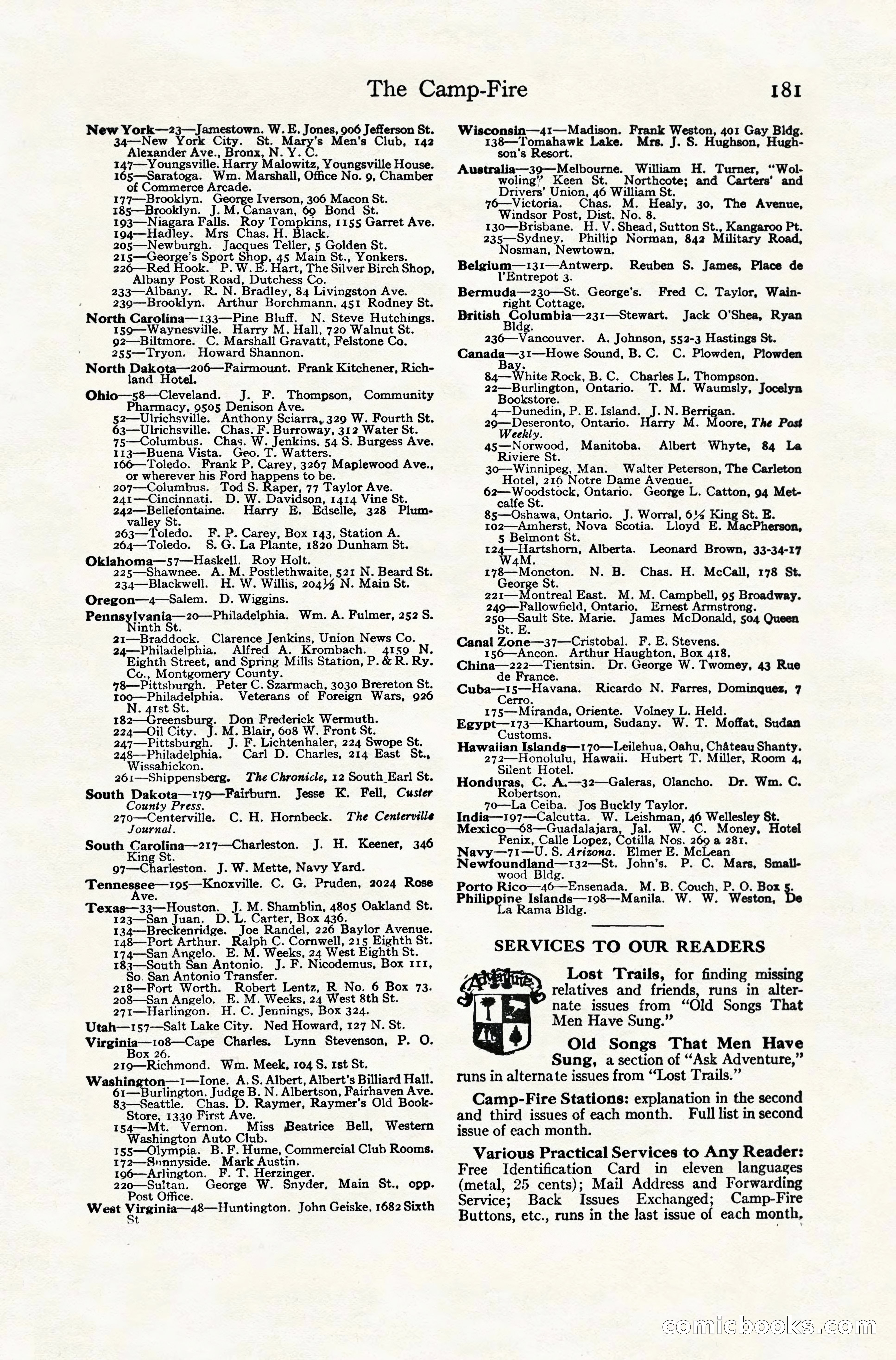 Adventure Magazine, December 10, 1924 — page 203 of 216