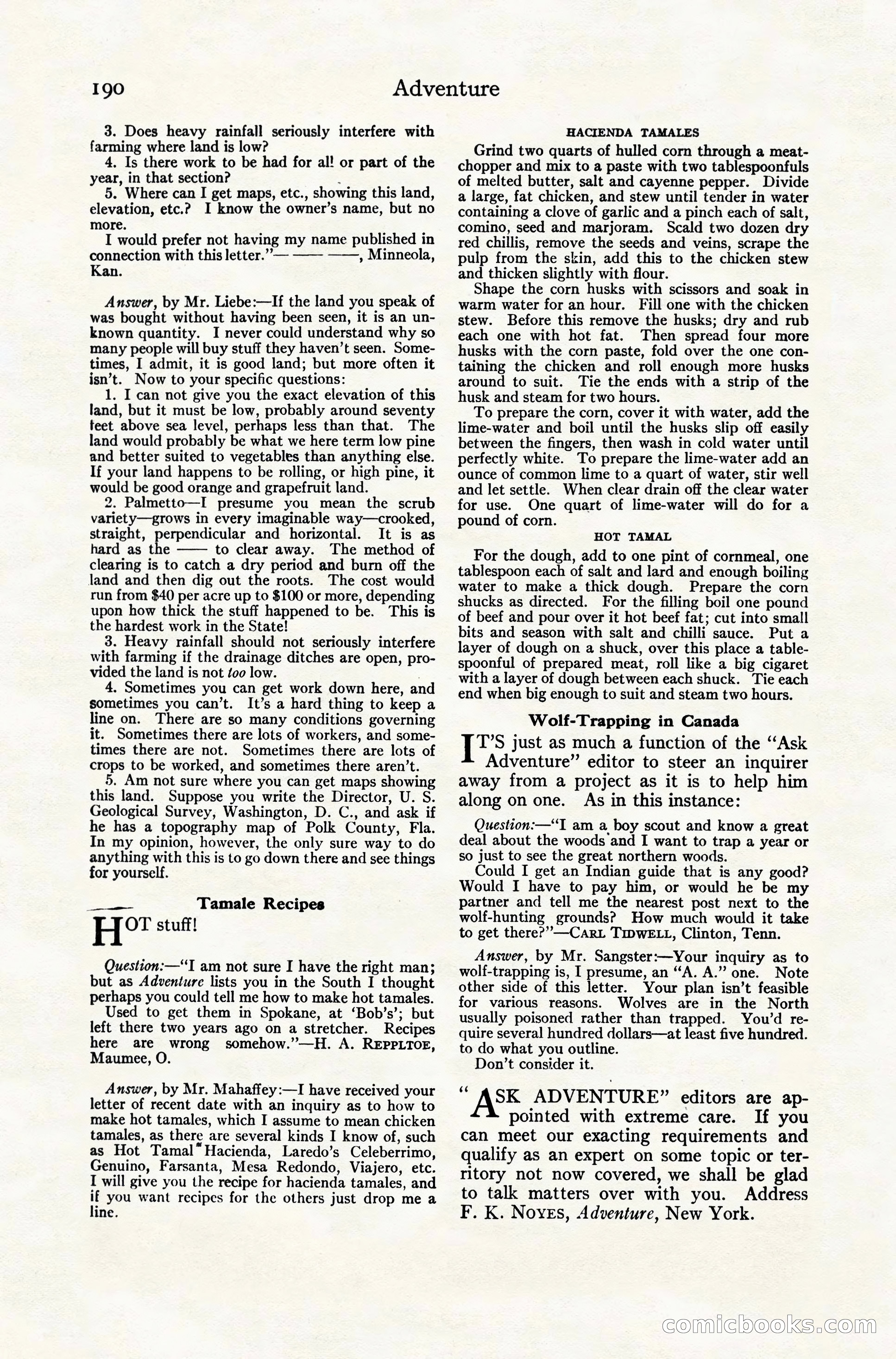 Adventure Magazine, December 10, 1924 — page 212 of 216