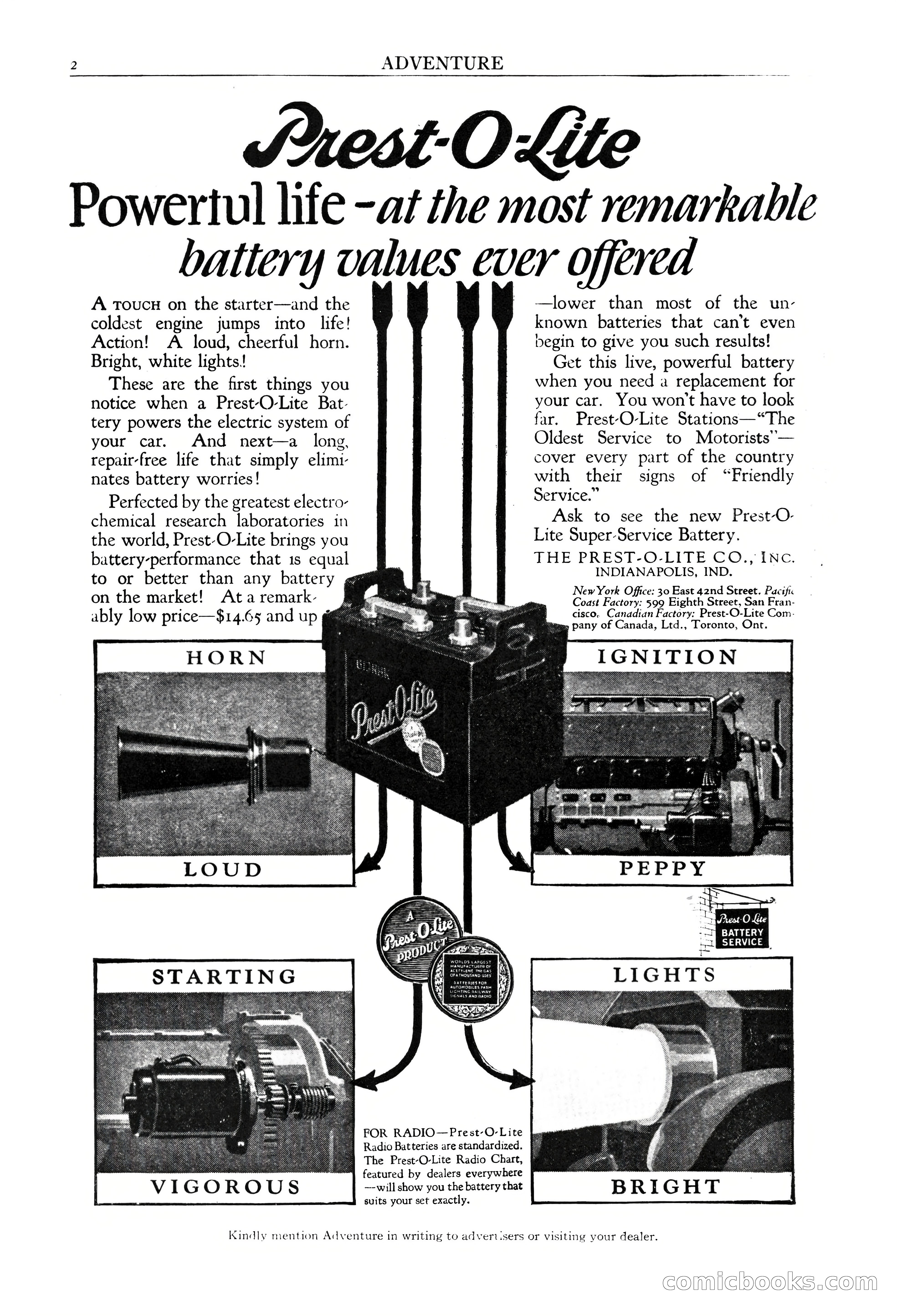 Adventure Magazine Cover, March 20, 1925 — page 4 of 212
