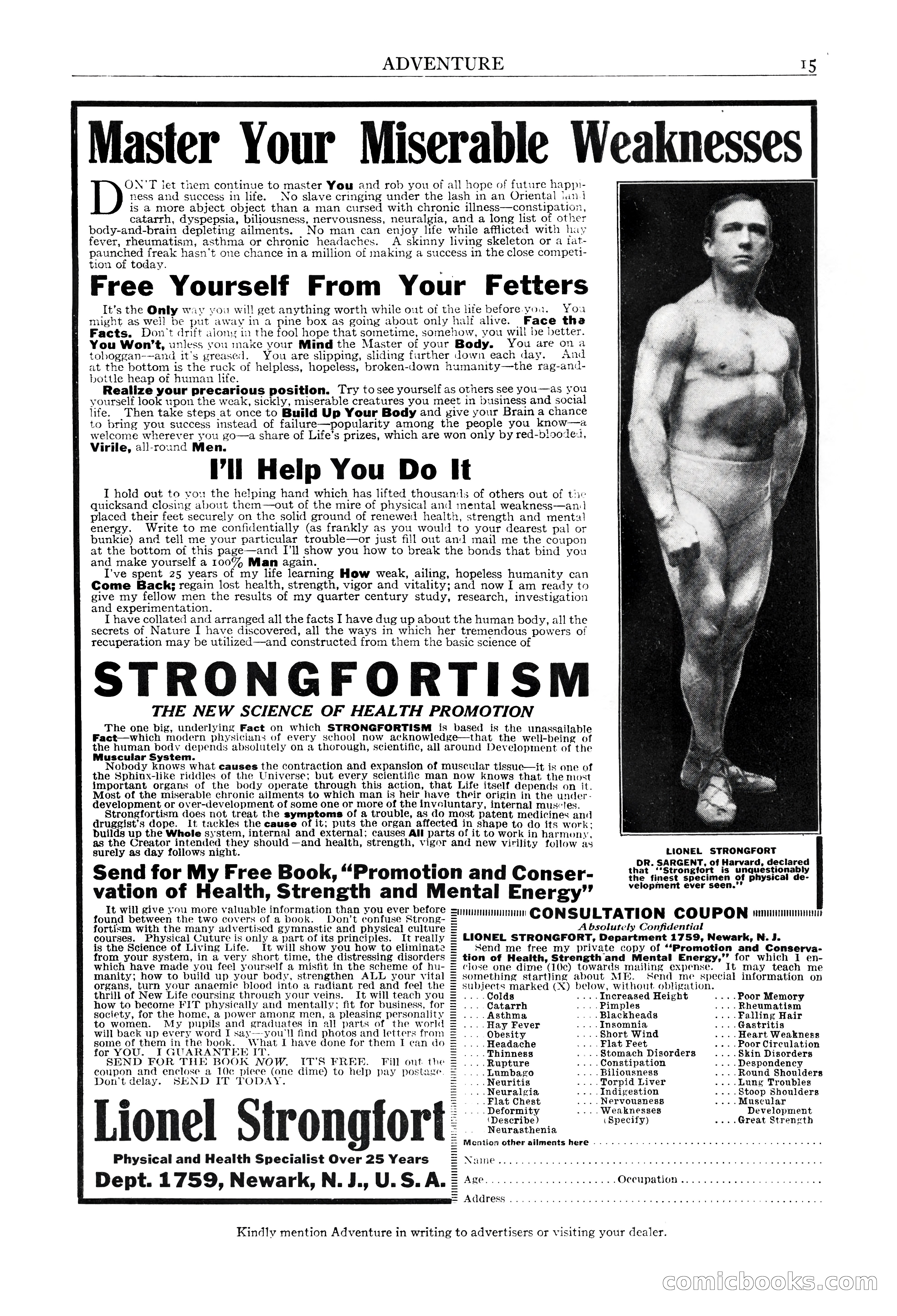 Adventure Magazine Cover, March 20, 1925 — page 17 of 212