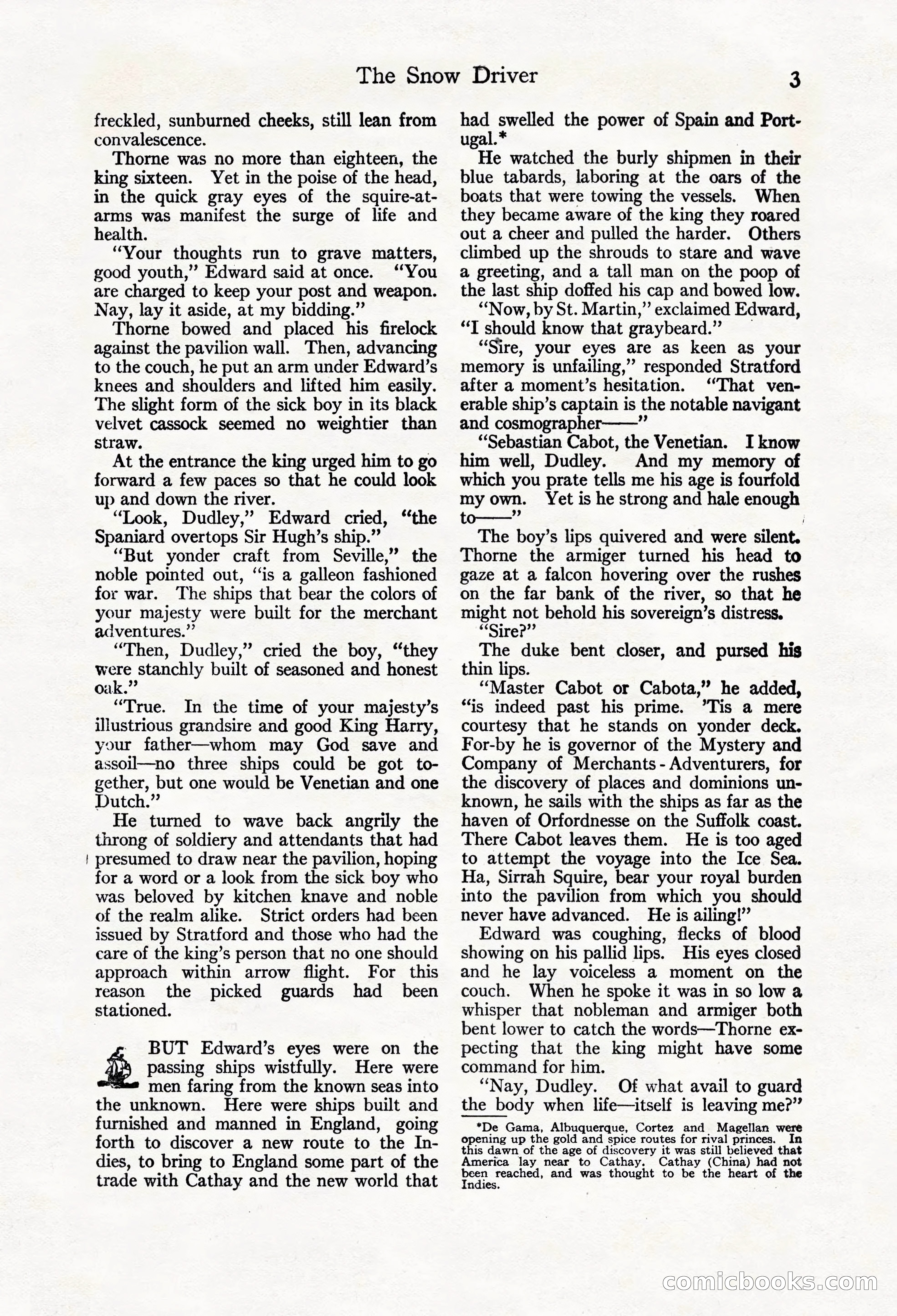 Adventure Magazine Cover, March 20, 1925 — page 21 of 212
