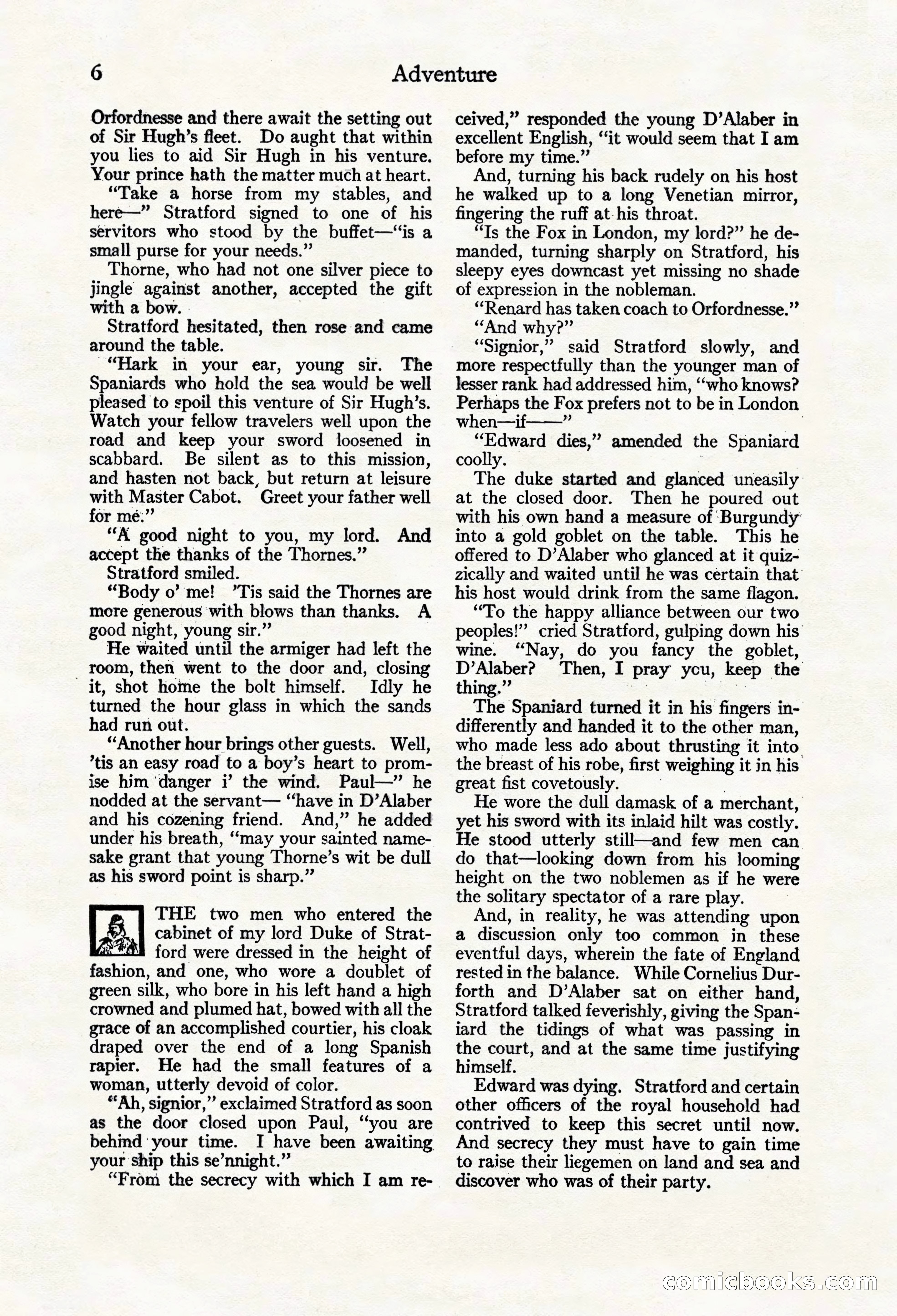 Adventure Magazine Cover, March 20, 1925 — page 24 of 212