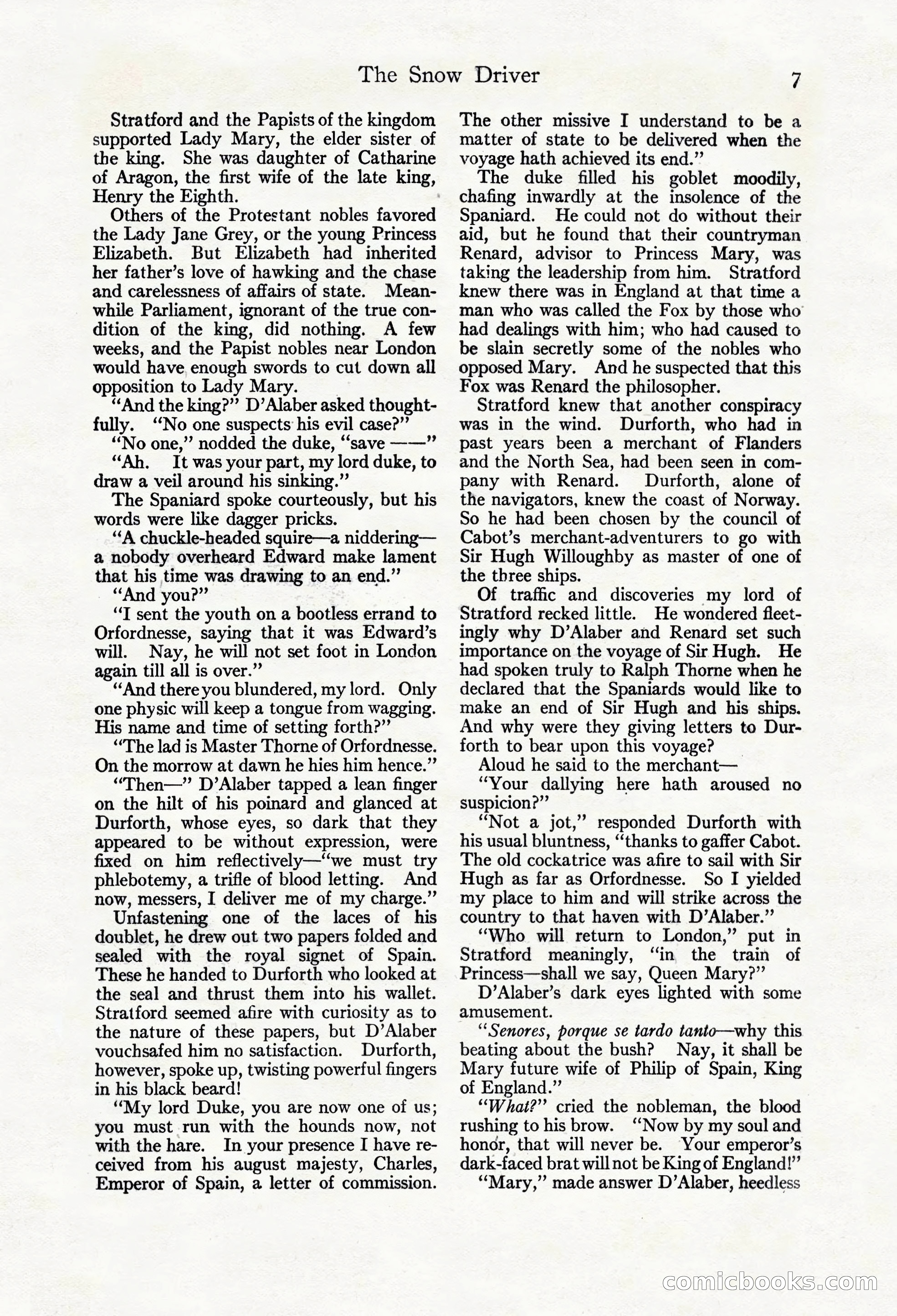 Adventure Magazine Cover, March 20, 1925 — page 25 of 212