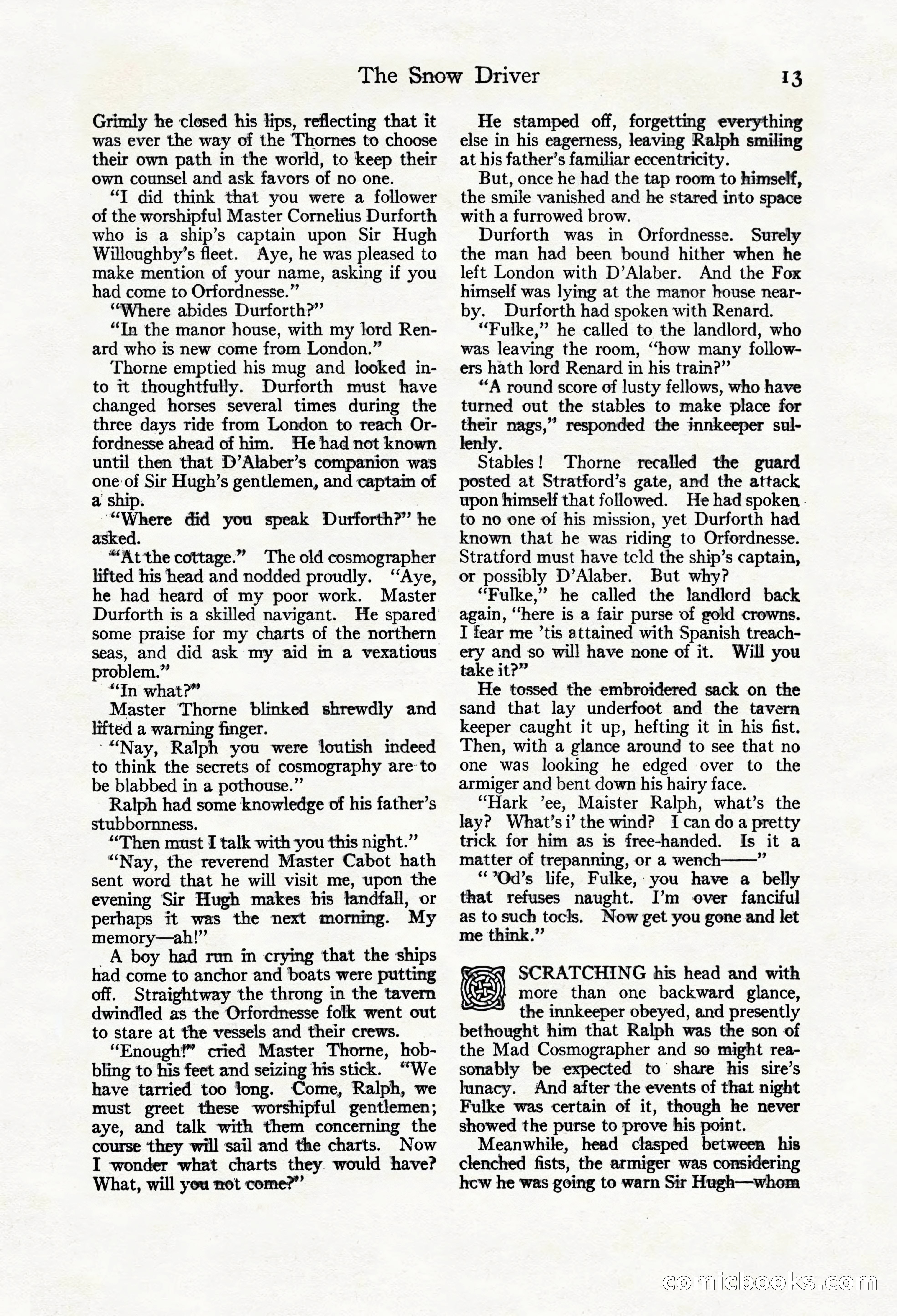 Adventure Magazine Cover, March 20, 1925 — page 31 of 212