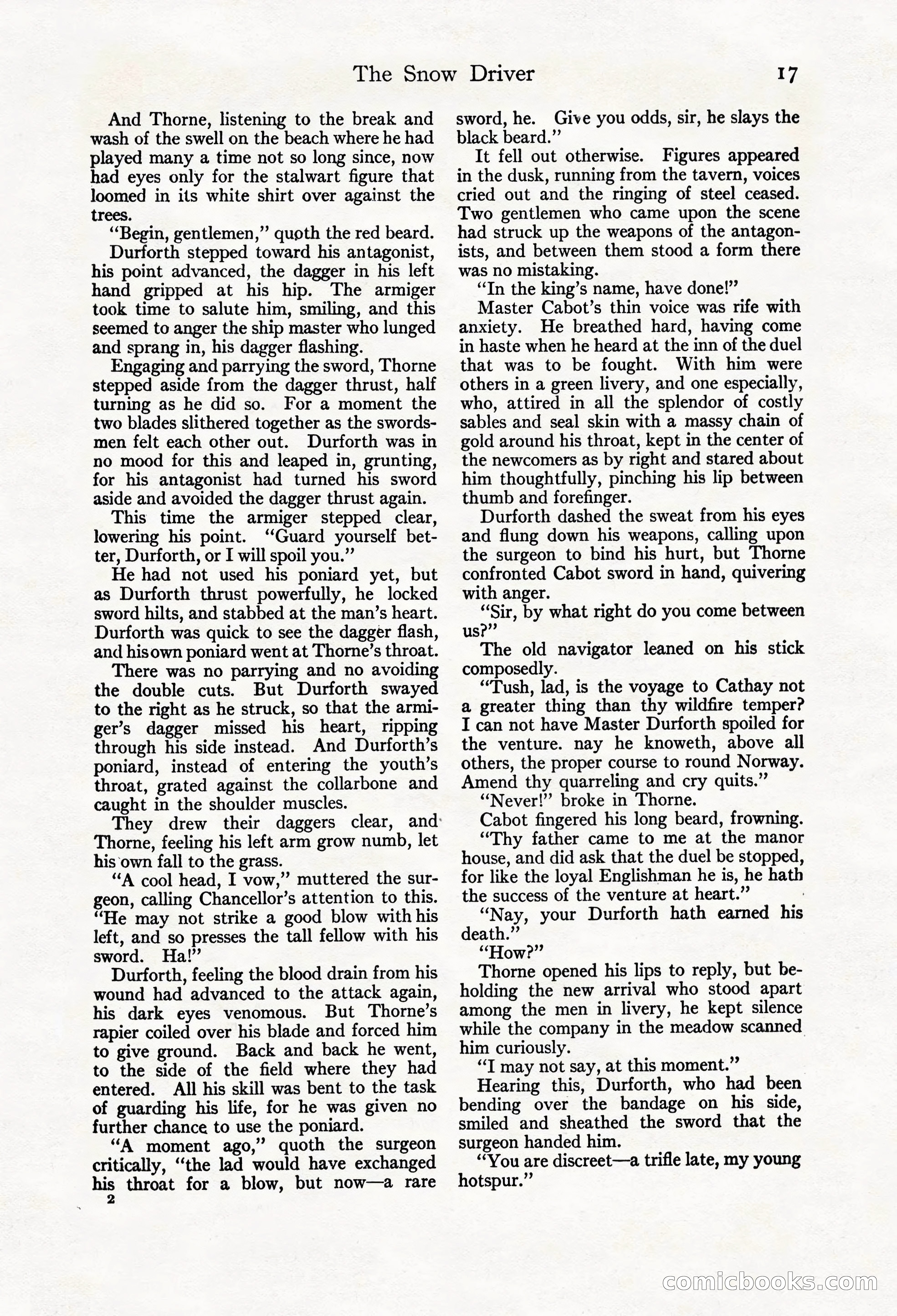 Adventure Magazine Cover, March 20, 1925 — page 35 of 212