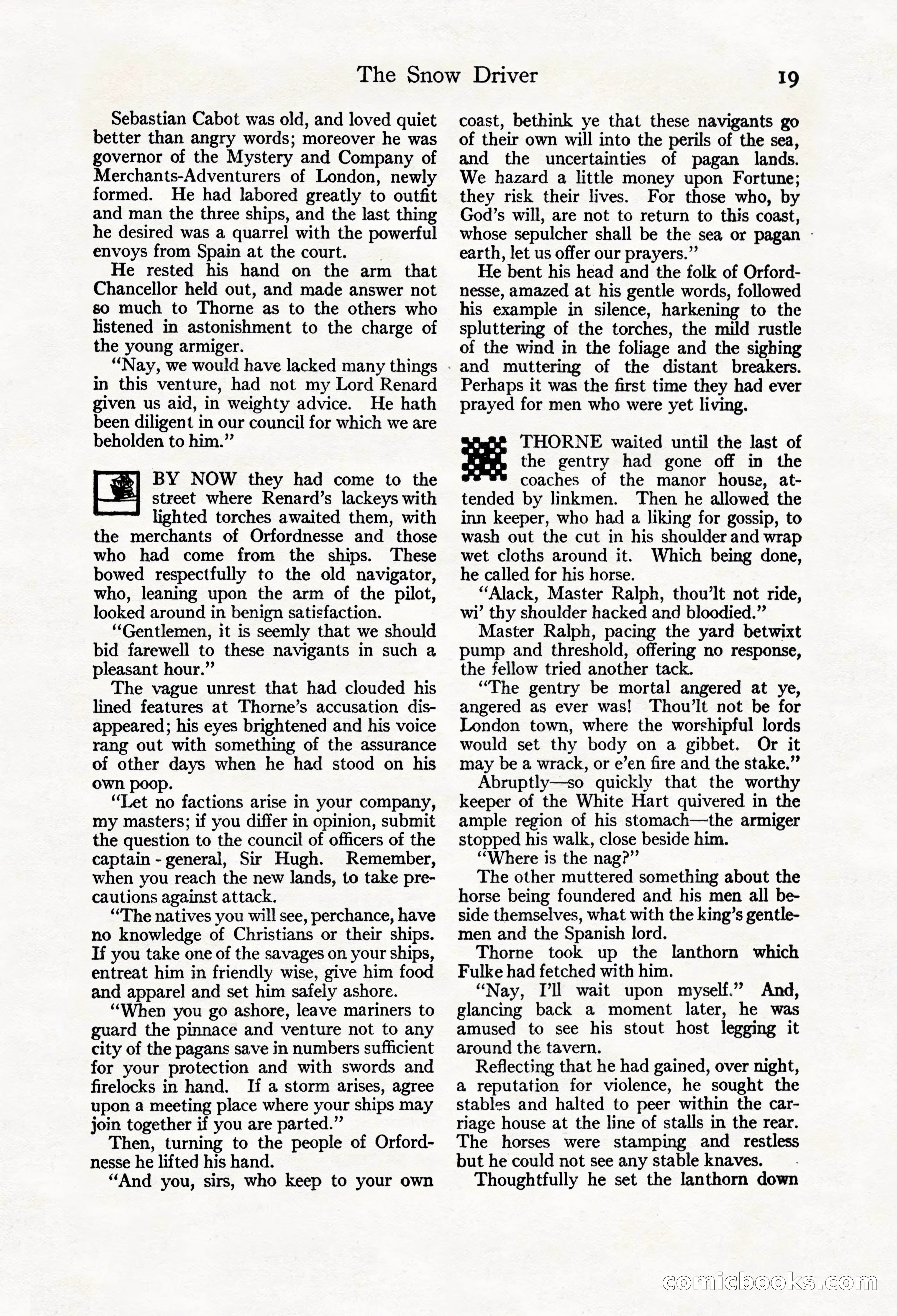 Adventure Magazine Cover, March 20, 1925 — page 37 of 212