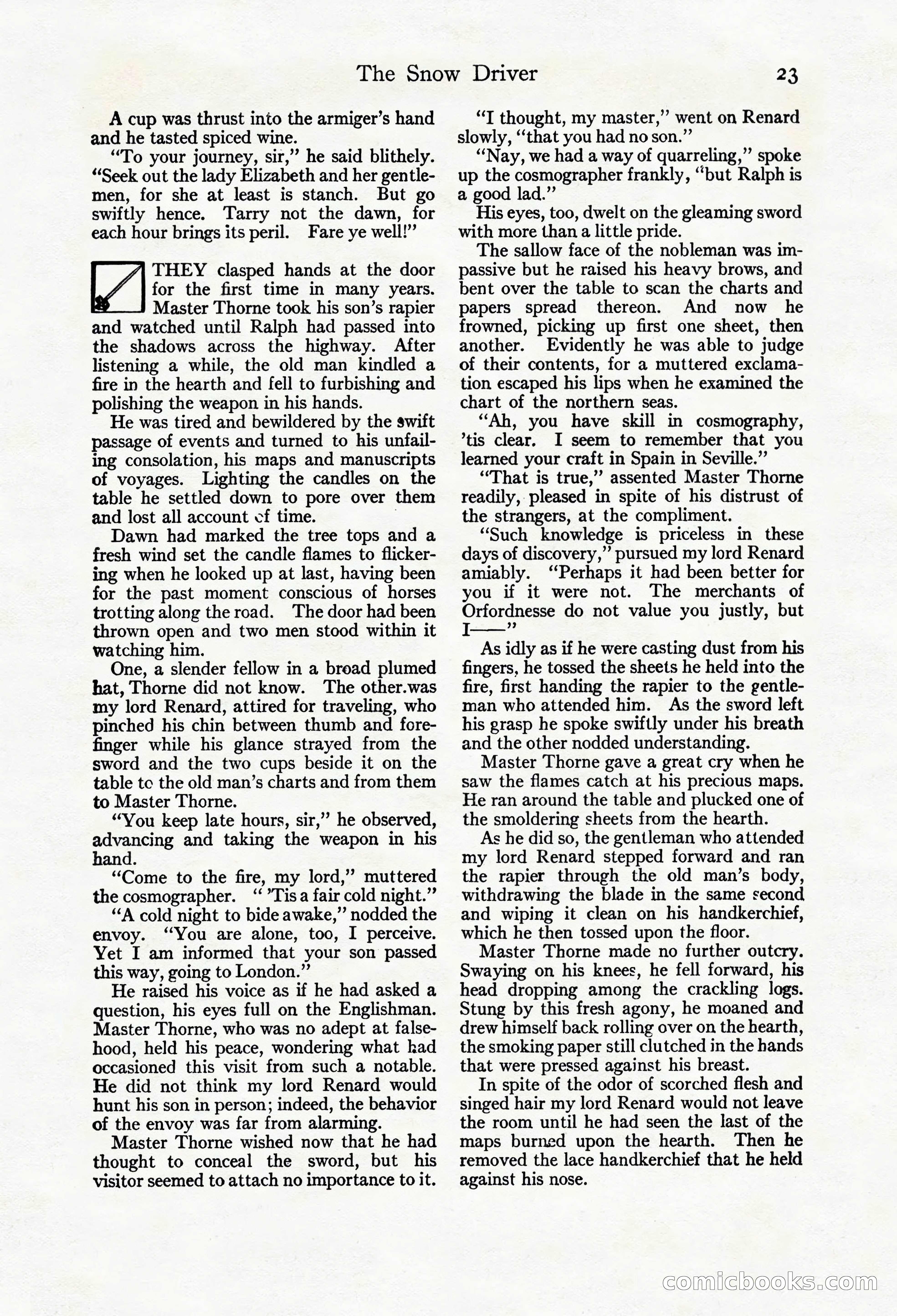Adventure Magazine Cover, March 20, 1925 — page 41 of 212