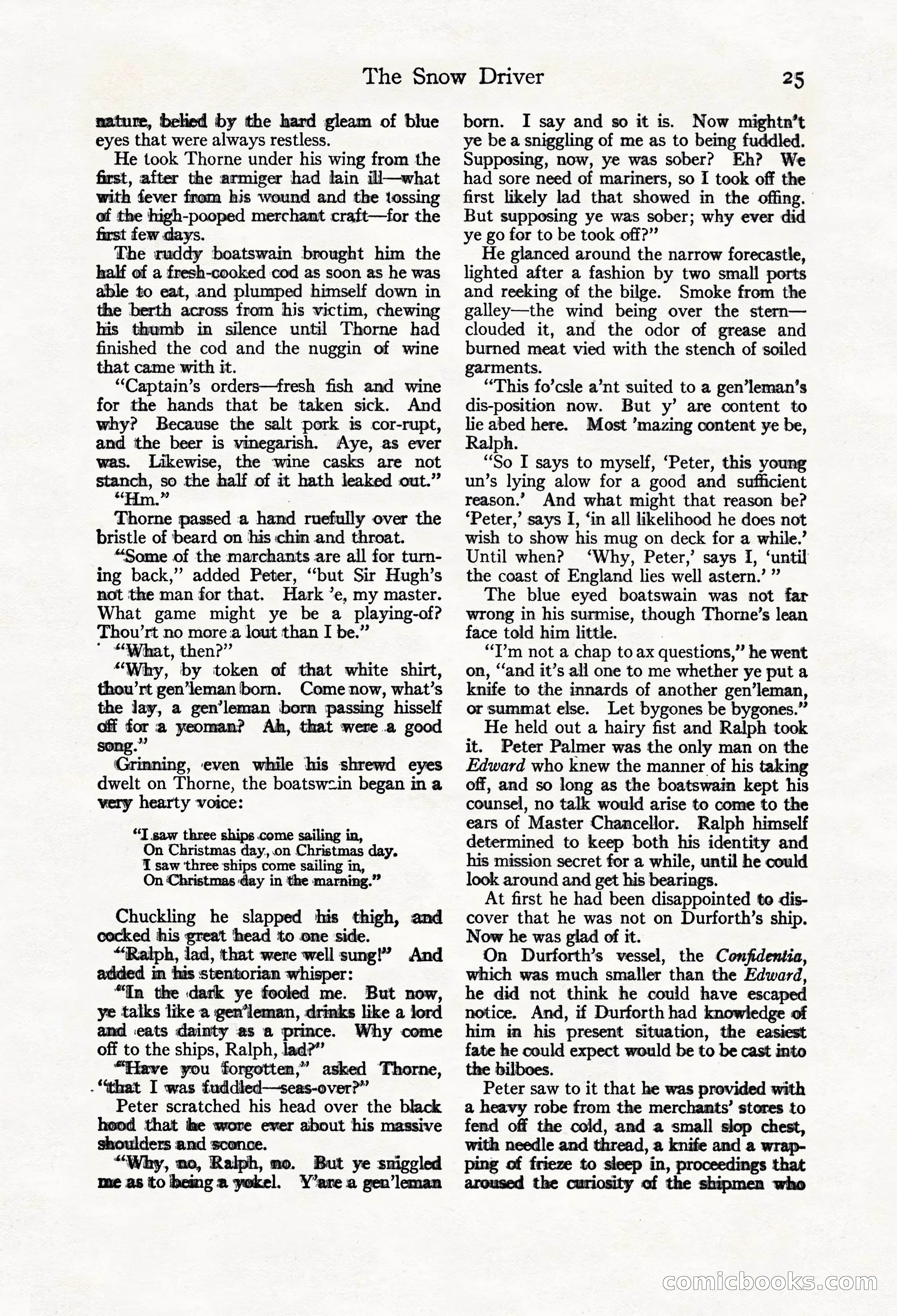Adventure Magazine Cover, March 20, 1925 — page 43 of 212