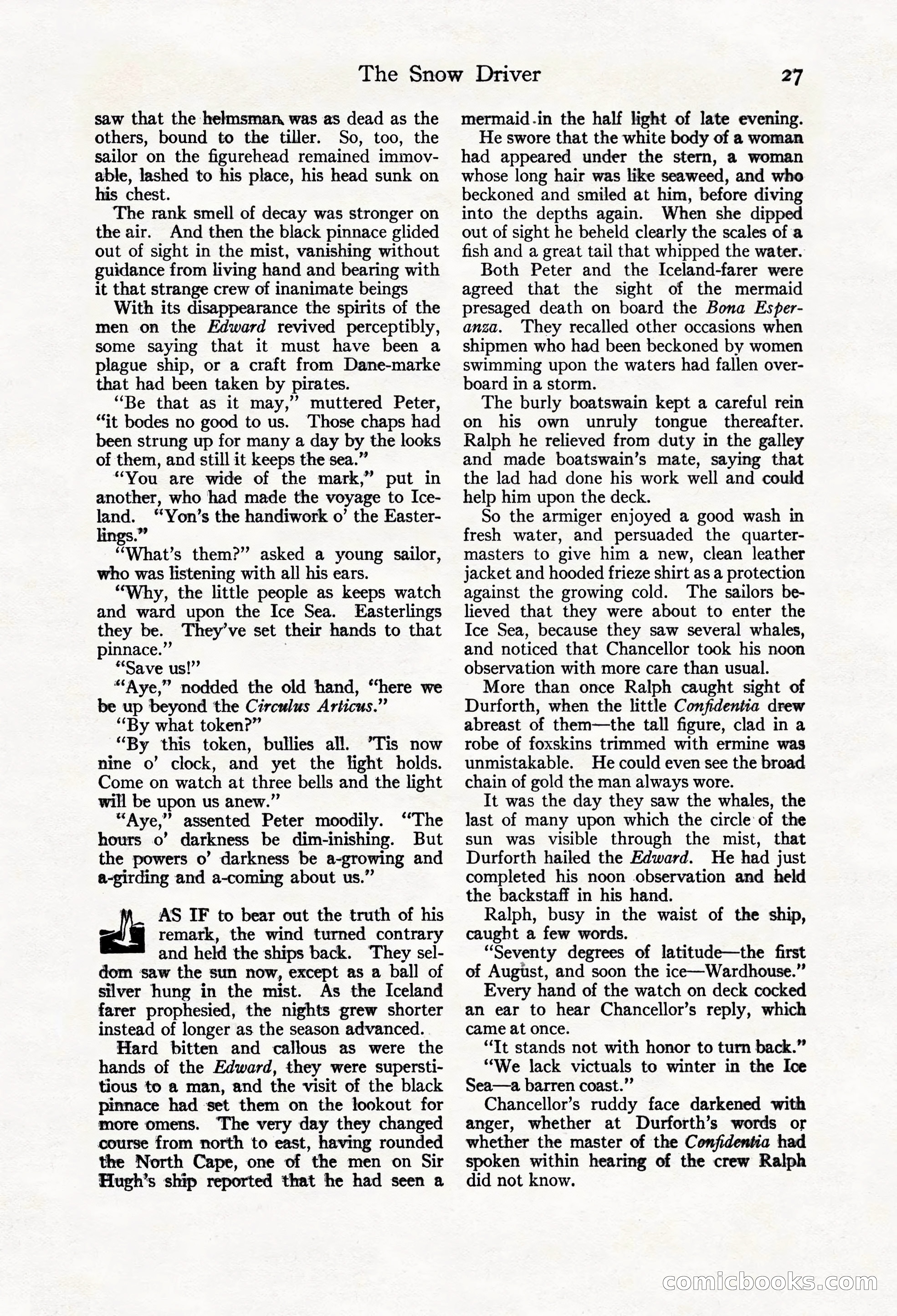 Adventure Magazine Cover, March 20, 1925 — page 45 of 212