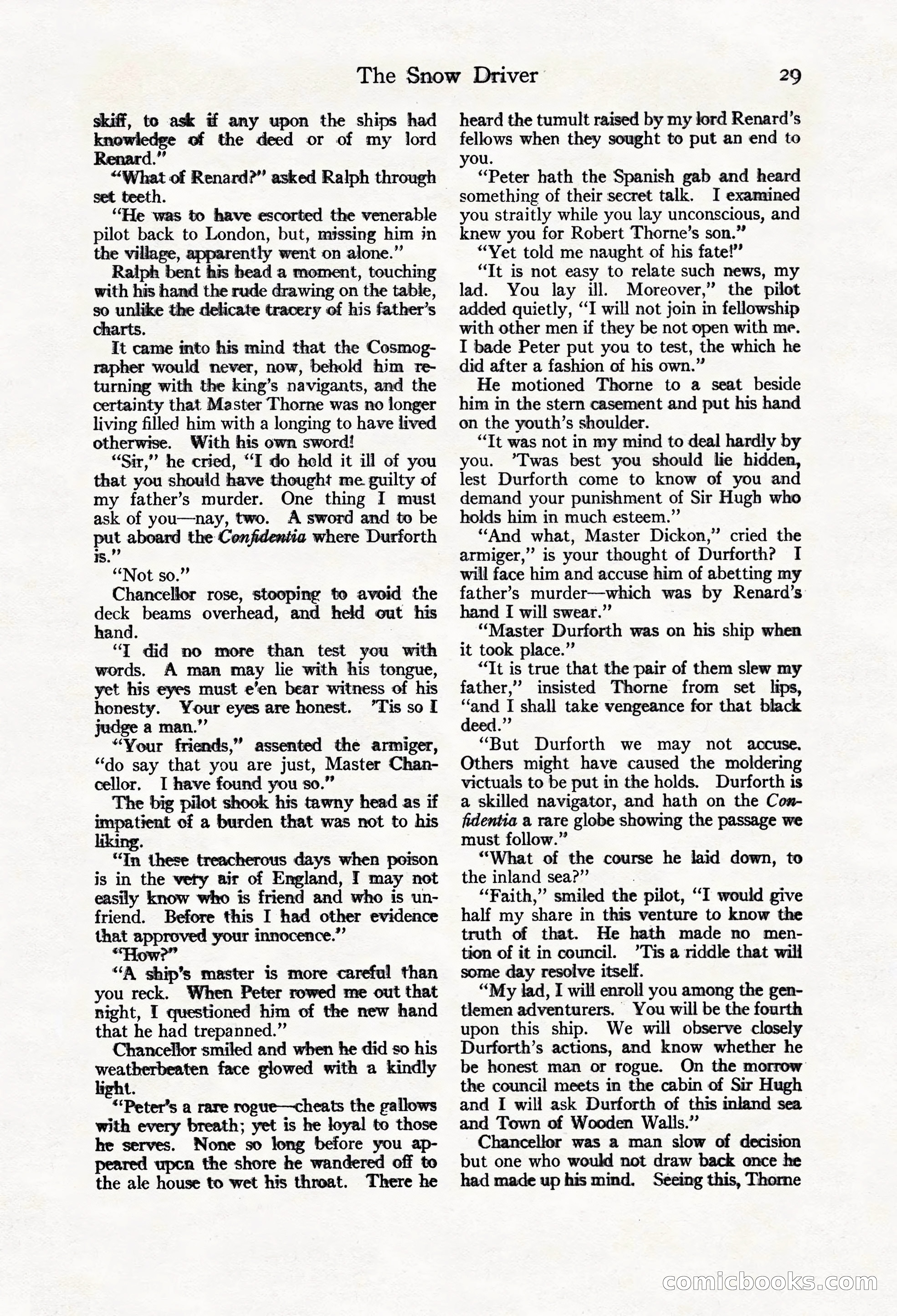 Adventure Magazine Cover, March 20, 1925 — page 47 of 212