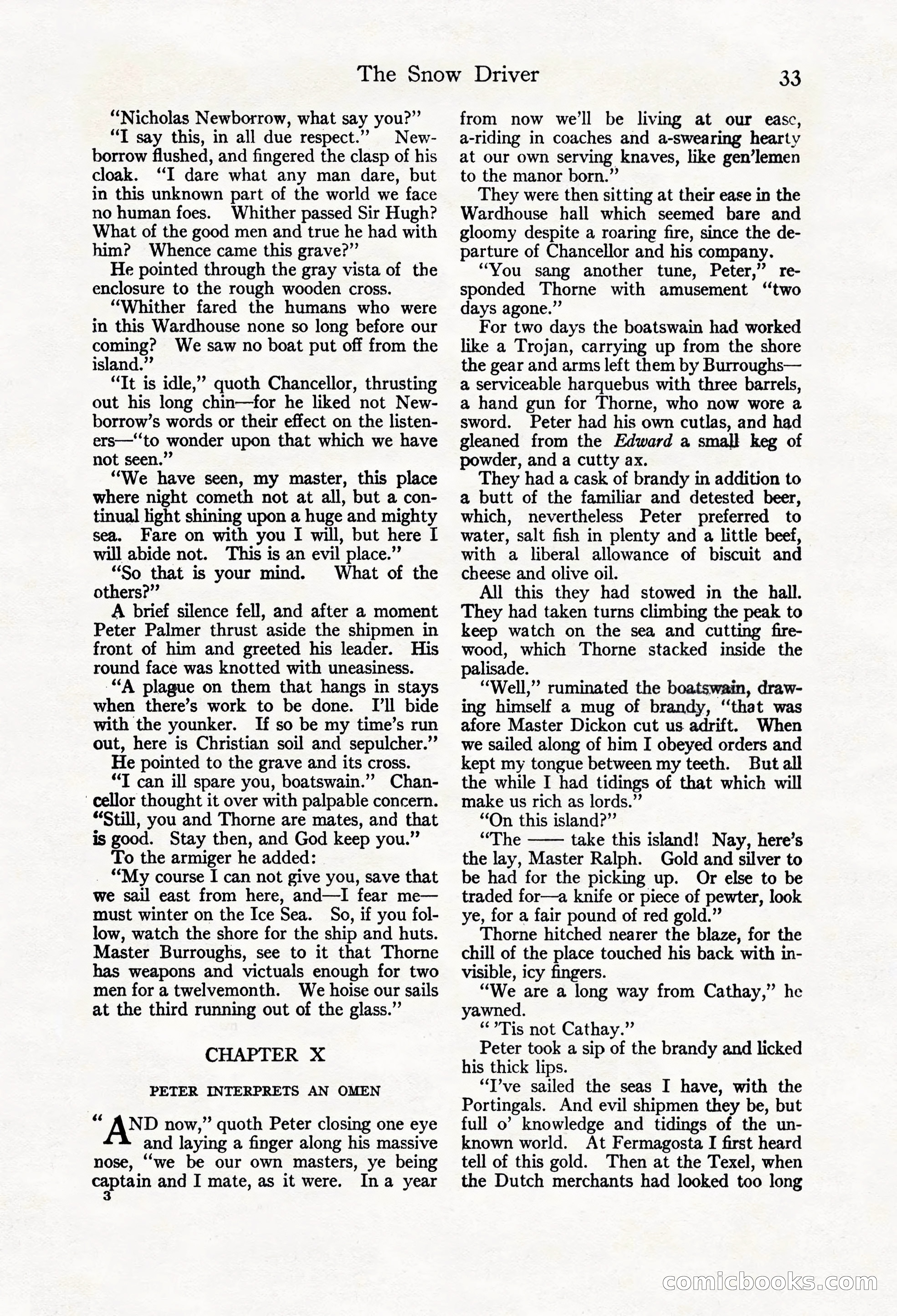 Adventure Magazine Cover, March 20, 1925 — page 51 of 212