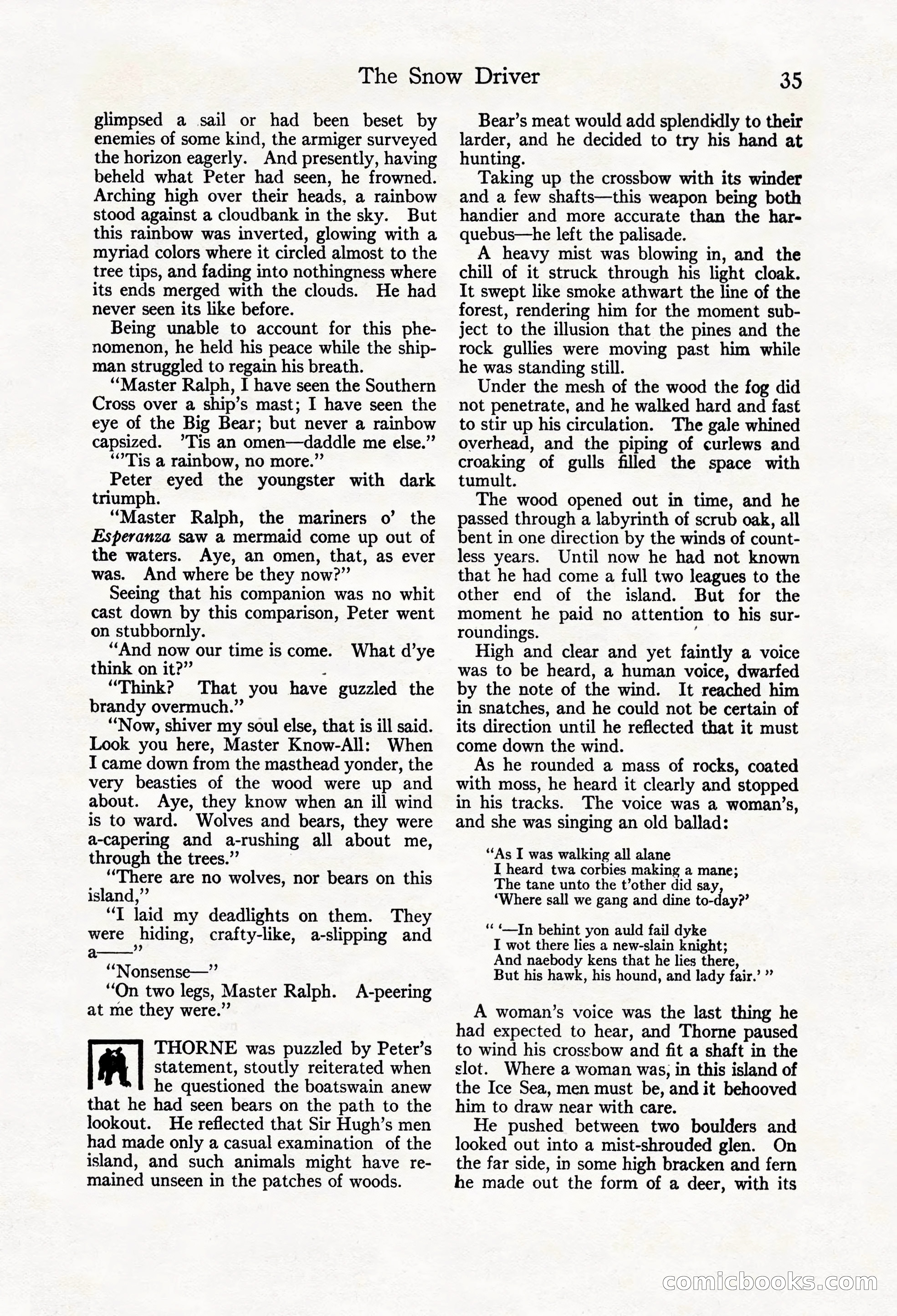 Adventure Magazine Cover, March 20, 1925 — page 53 of 212