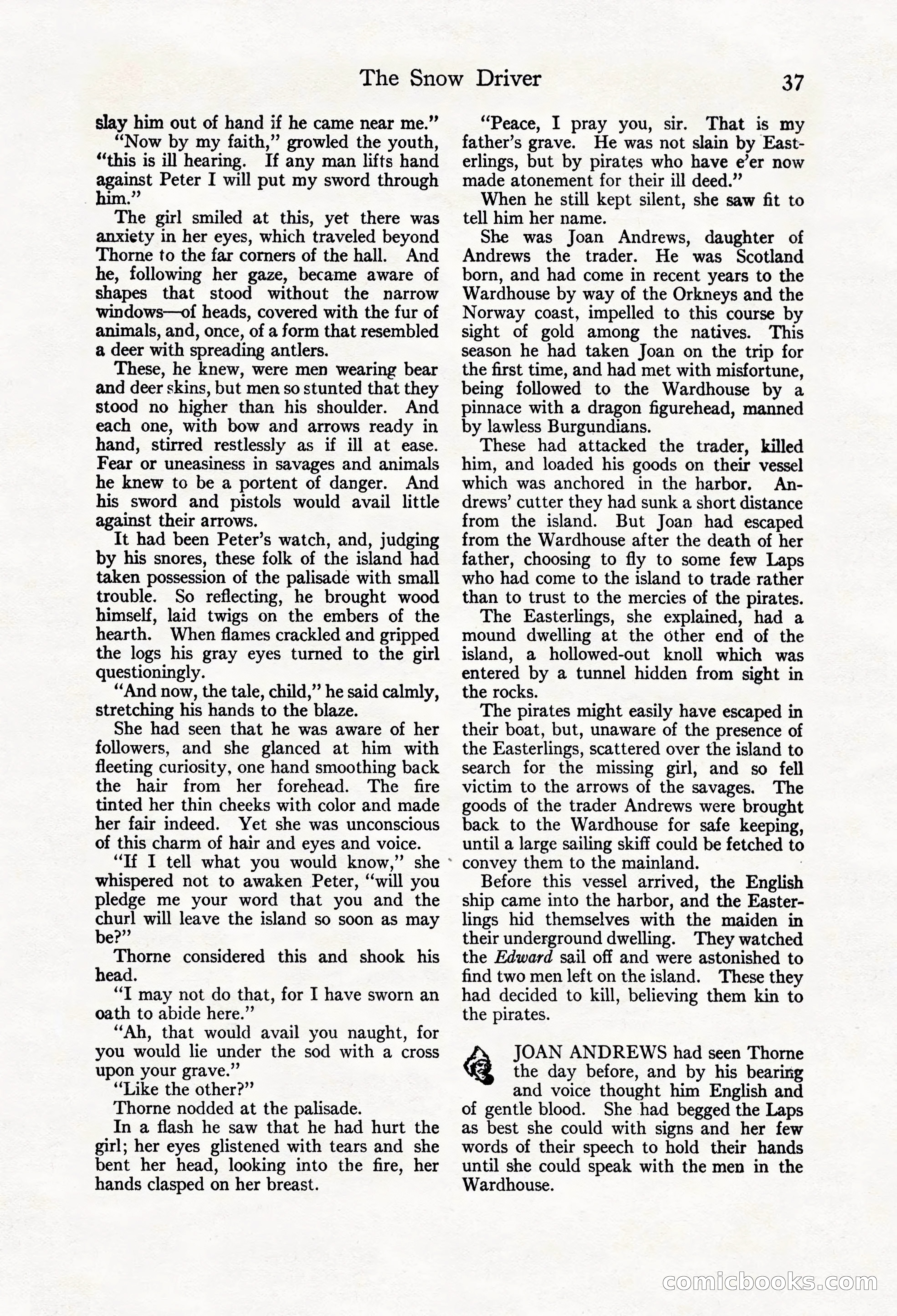 Adventure Magazine Cover, March 20, 1925 — page 55 of 212