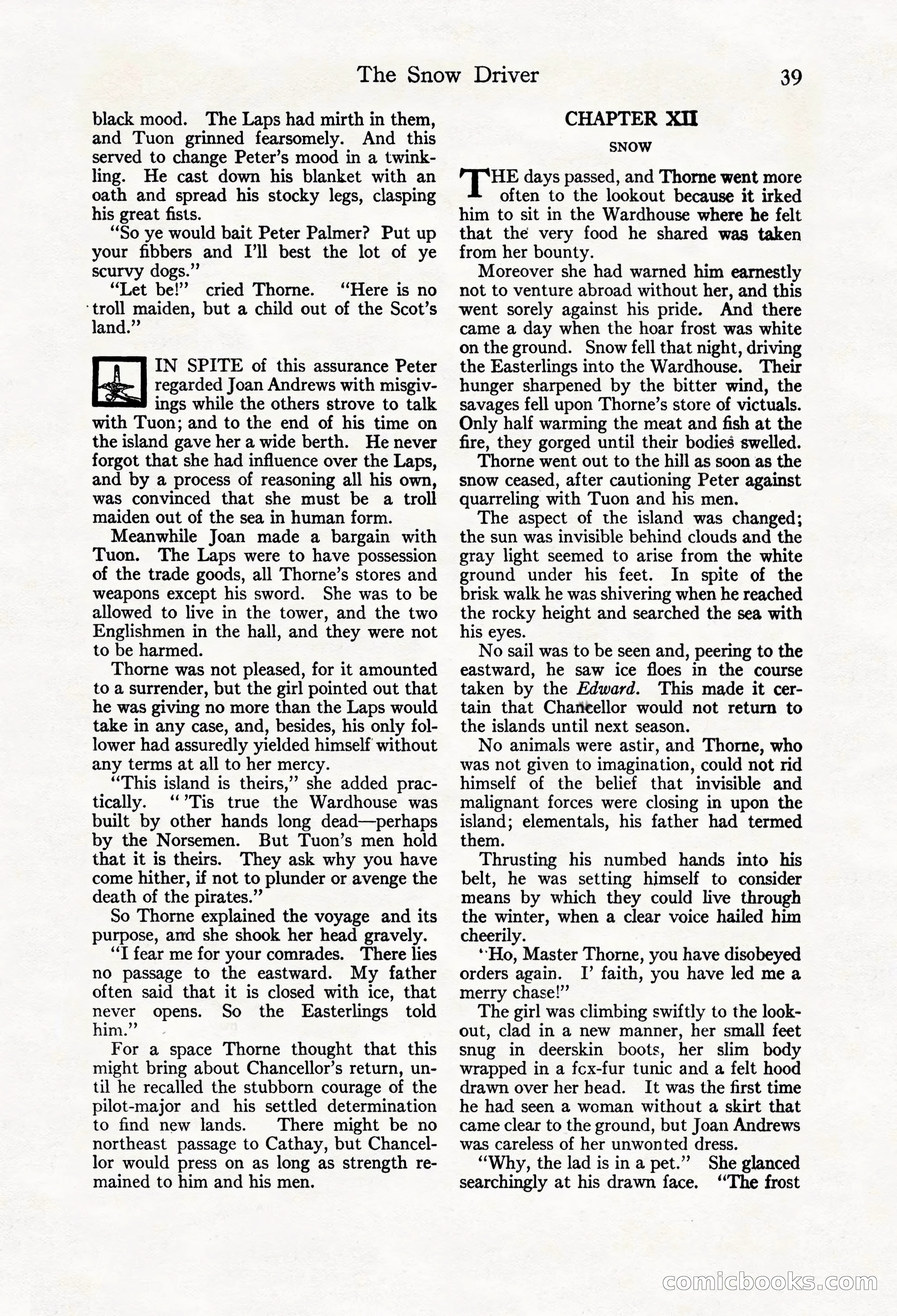 Adventure Magazine Cover, March 20, 1925 — page 57 of 212