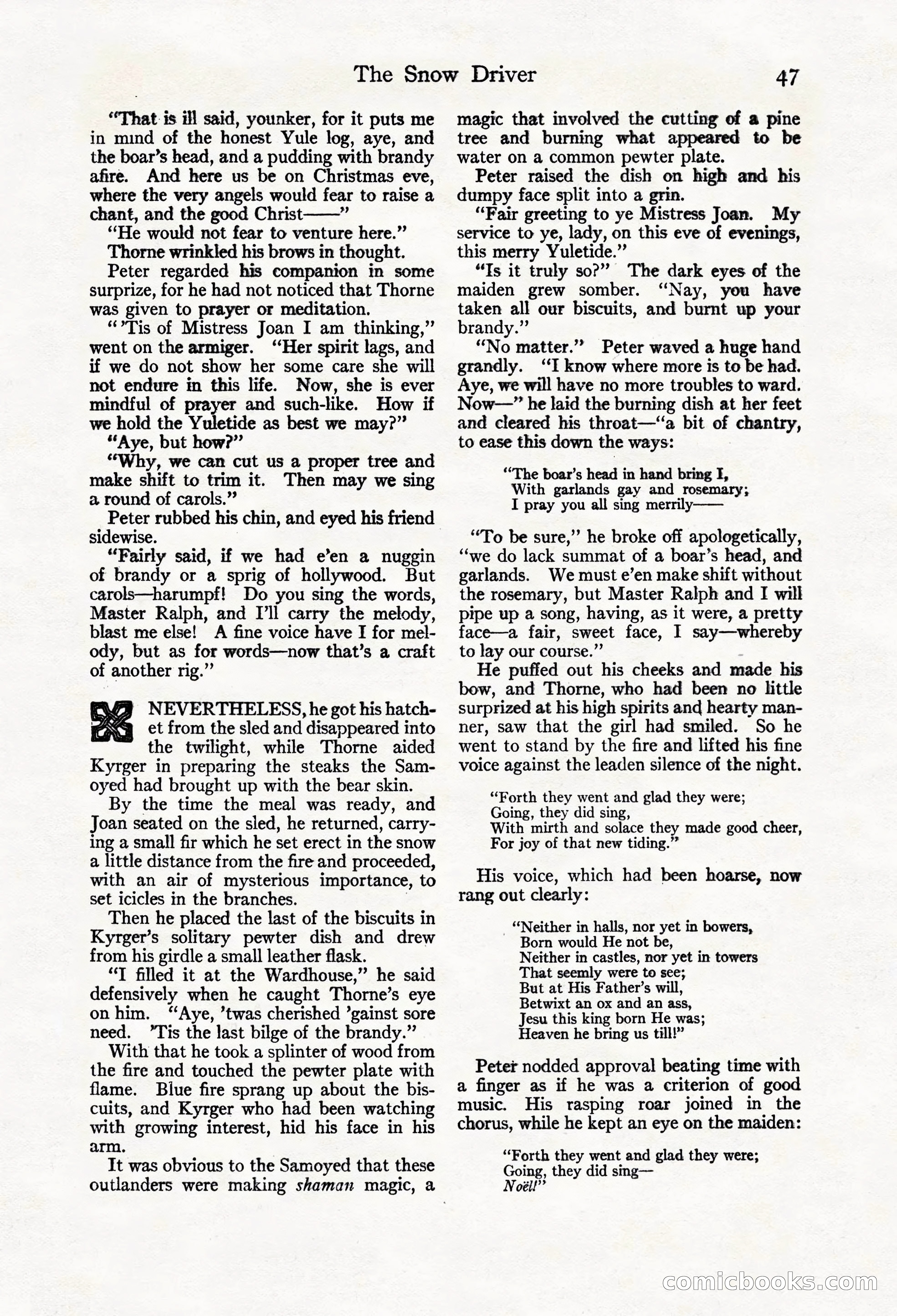 Adventure Magazine Cover, March 20, 1925 — page 65 of 212
