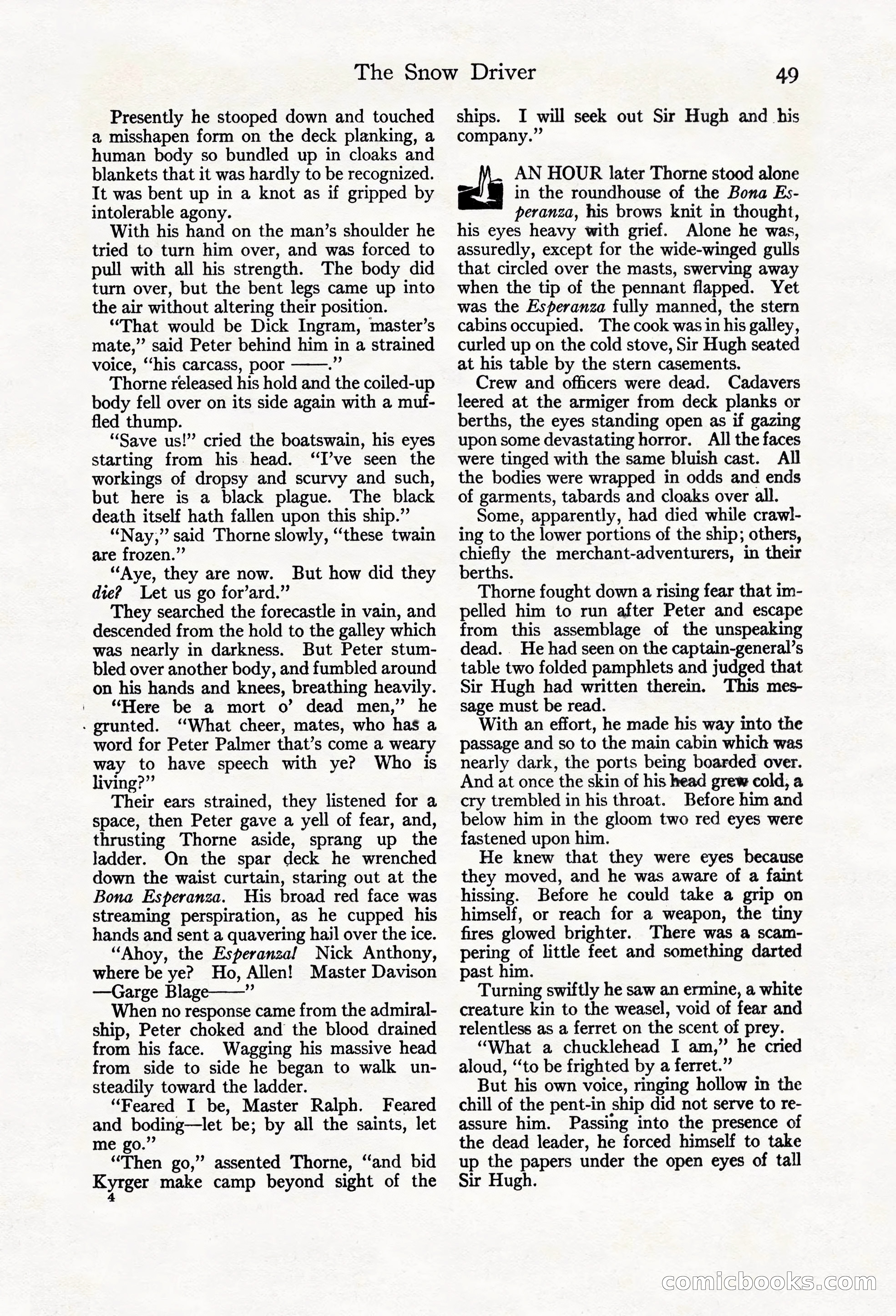 Adventure Magazine Cover, March 20, 1925 — page 67 of 212
