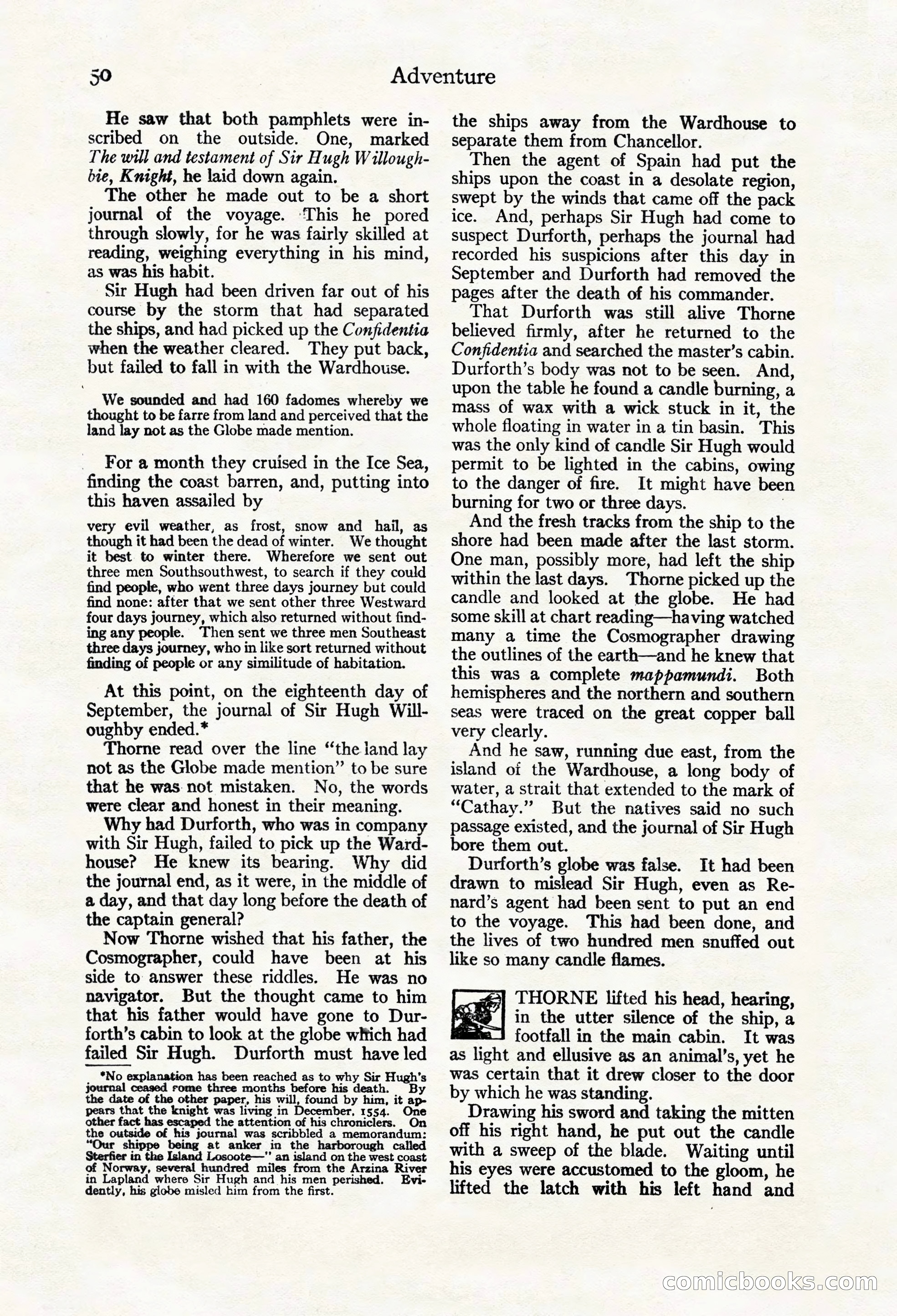 Adventure Magazine Cover, March 20, 1925 — page 68 of 212