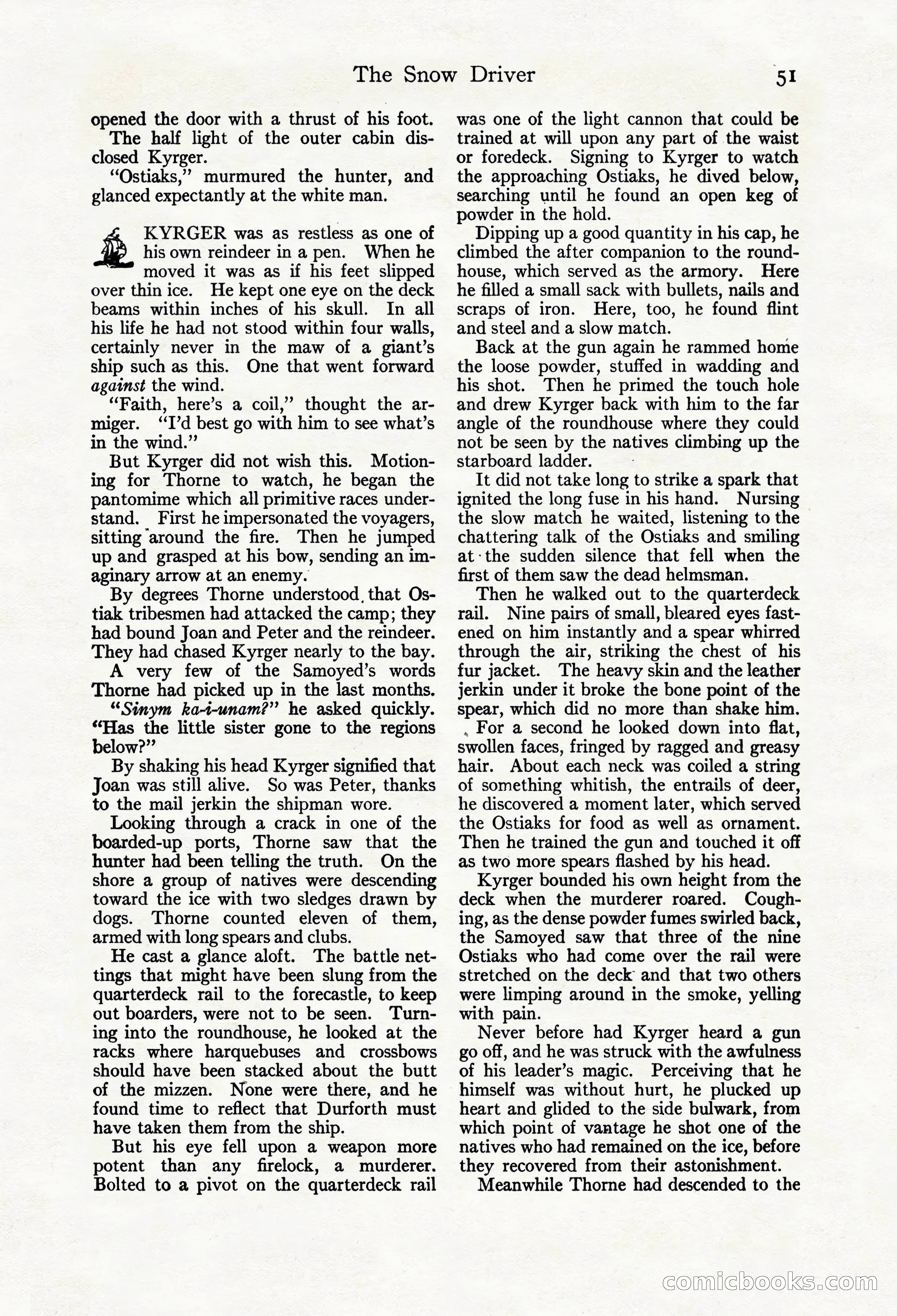 Adventure Magazine Cover, March 20, 1925 — page 69 of 212