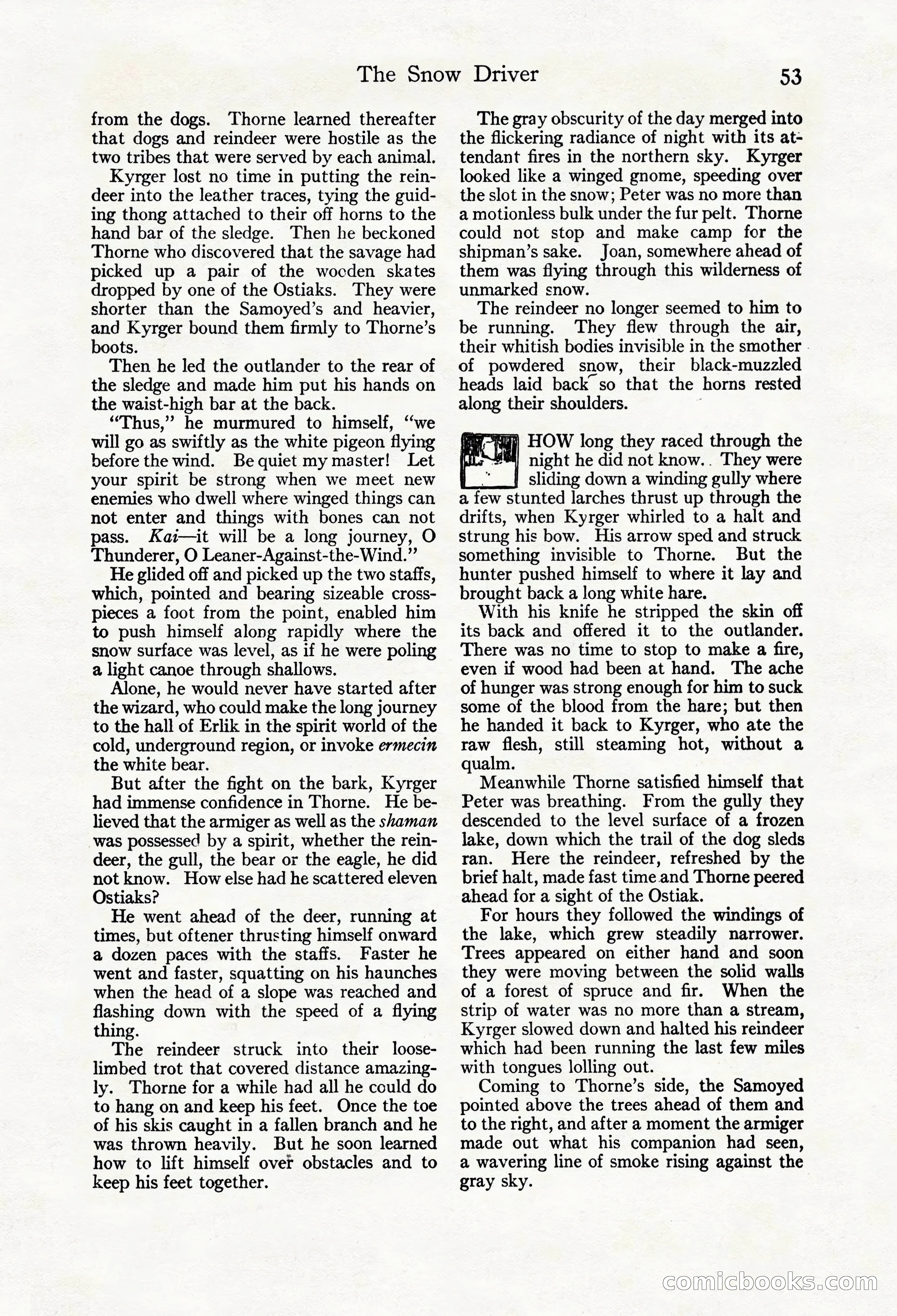 Adventure Magazine Cover, March 20, 1925 — page 71 of 212