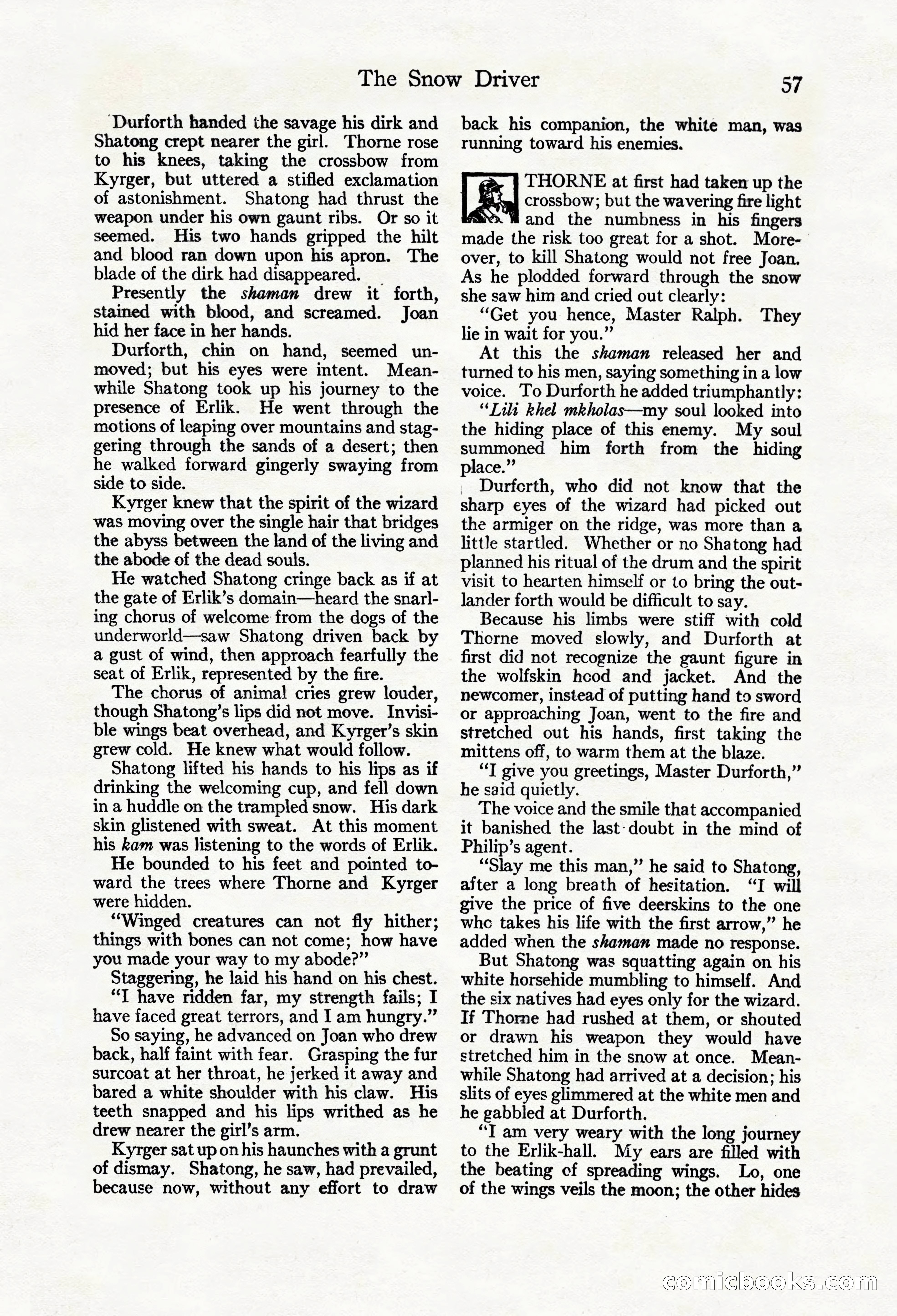 Adventure Magazine Cover, March 20, 1925 — page 75 of 212