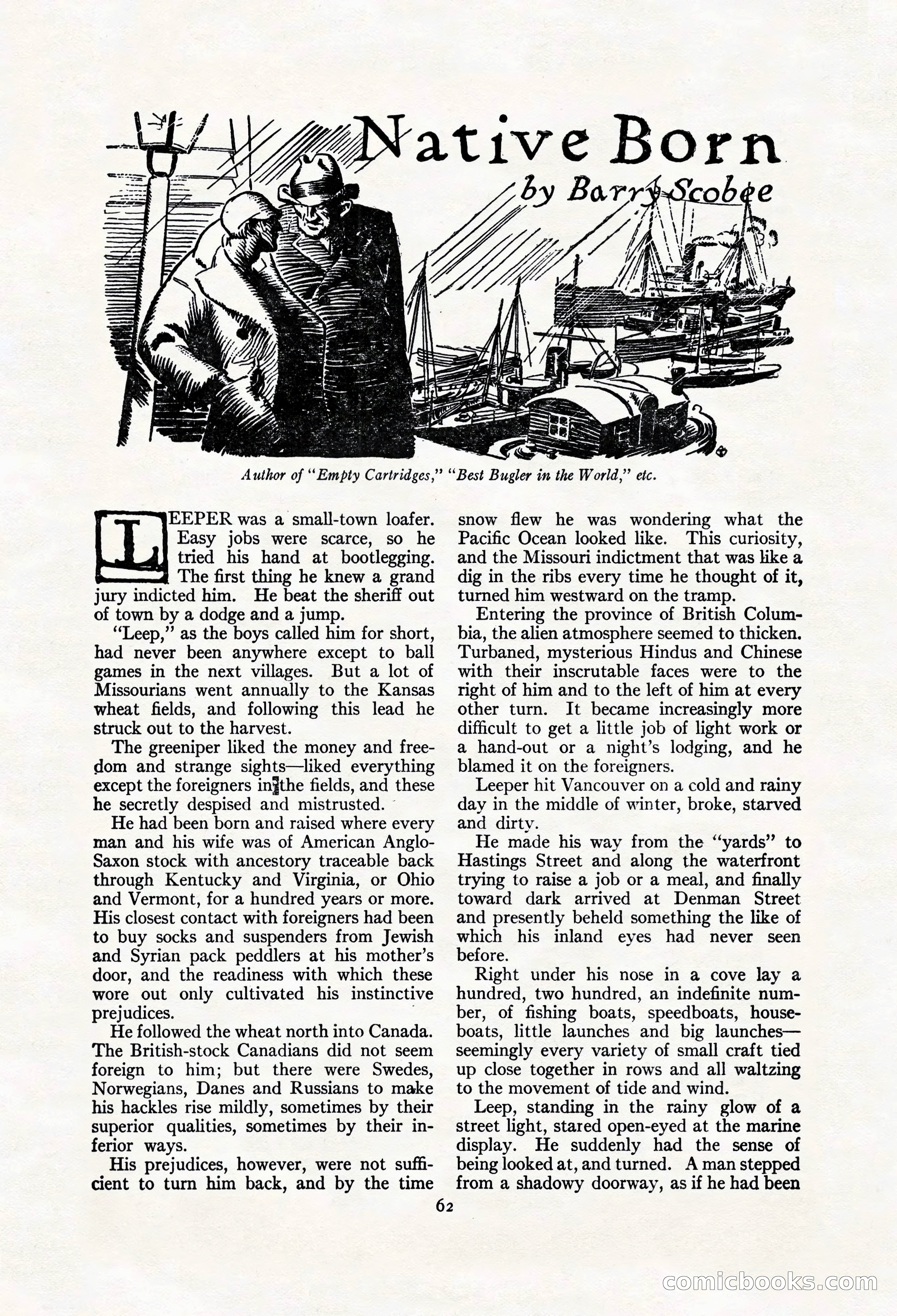 Adventure Magazine Cover, March 20, 1925 — page 80 of 212