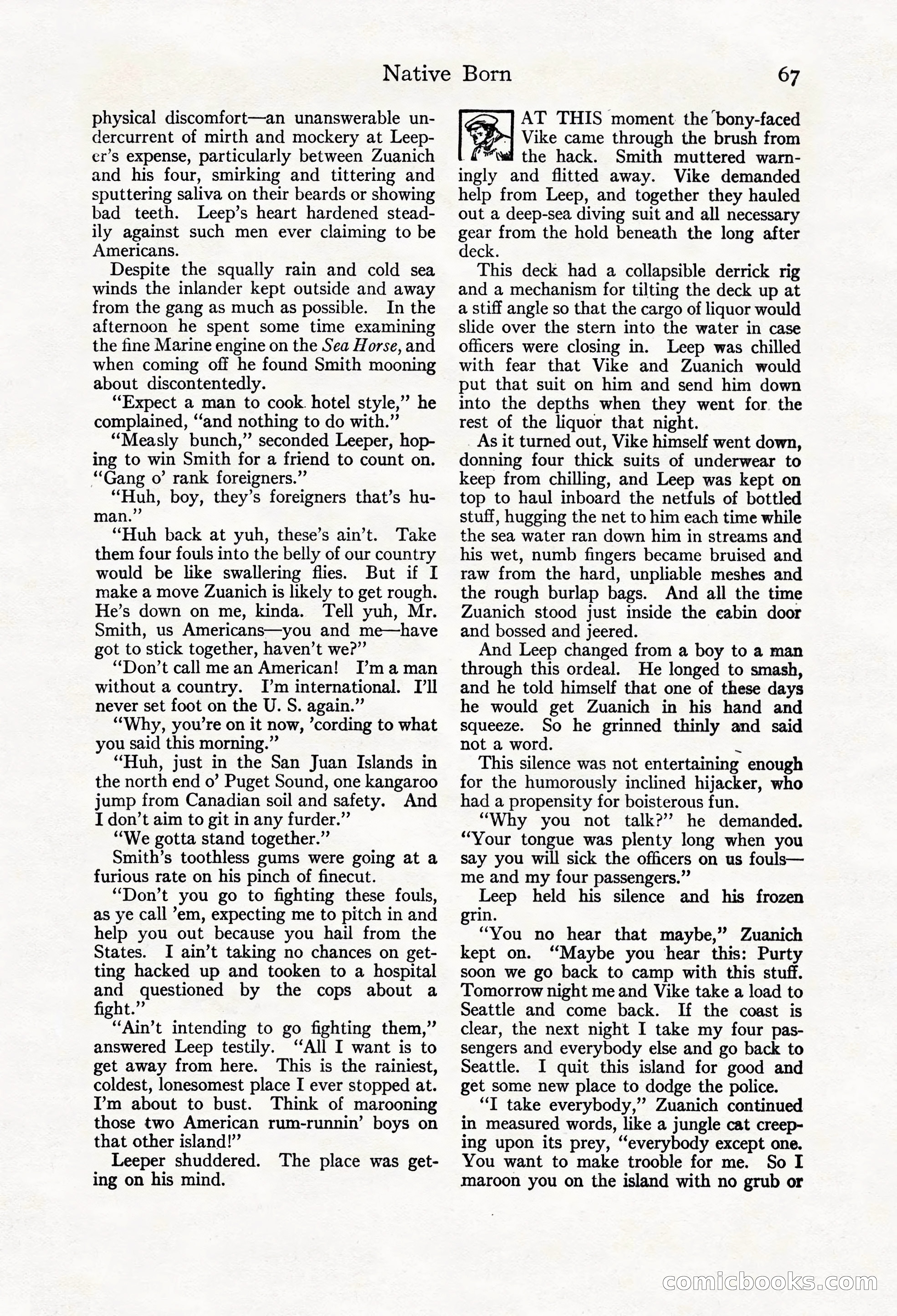 Adventure Magazine Cover, March 20, 1925 — page 85 of 212