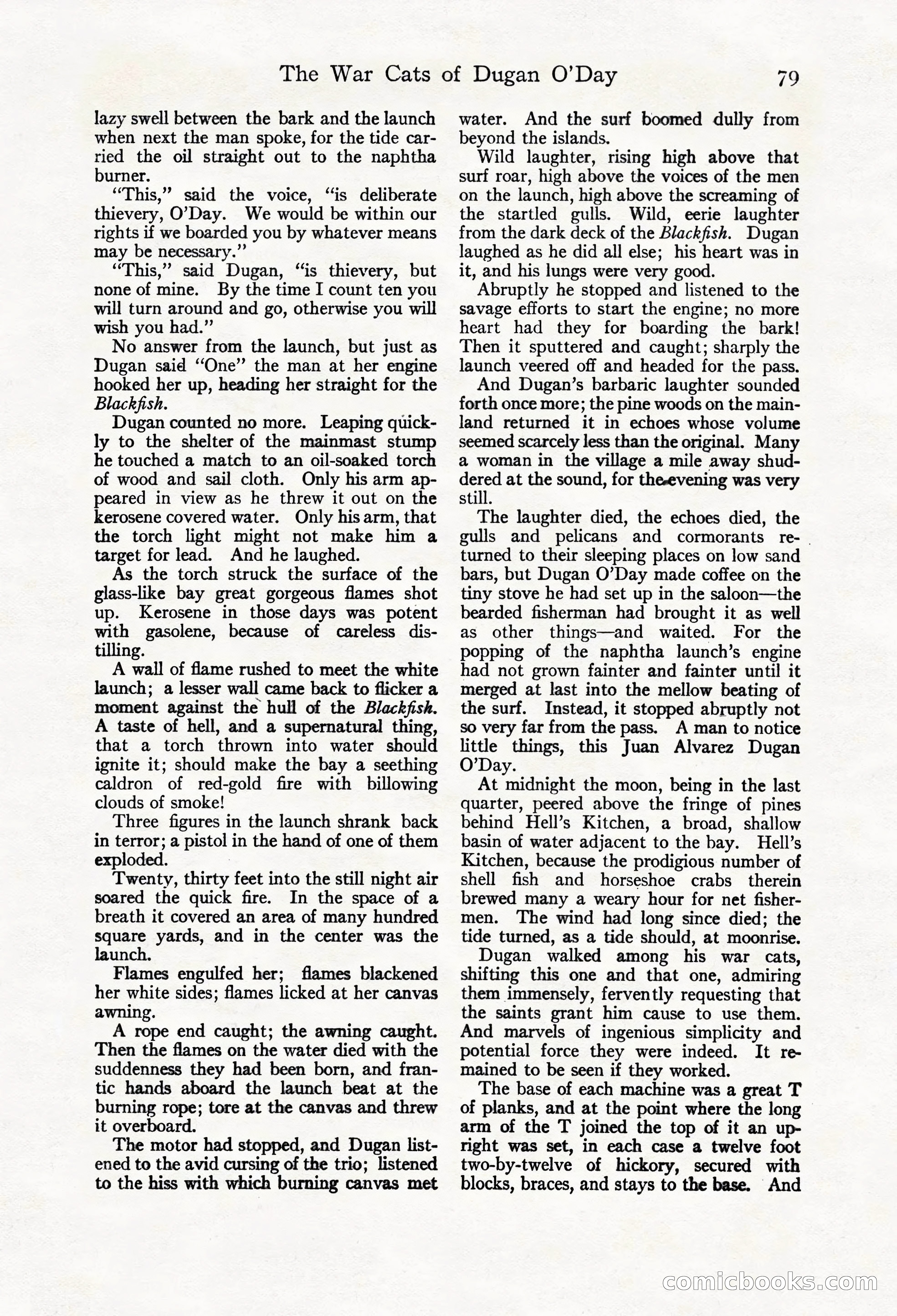 Adventure Magazine Cover, March 20, 1925 — page 97 of 212