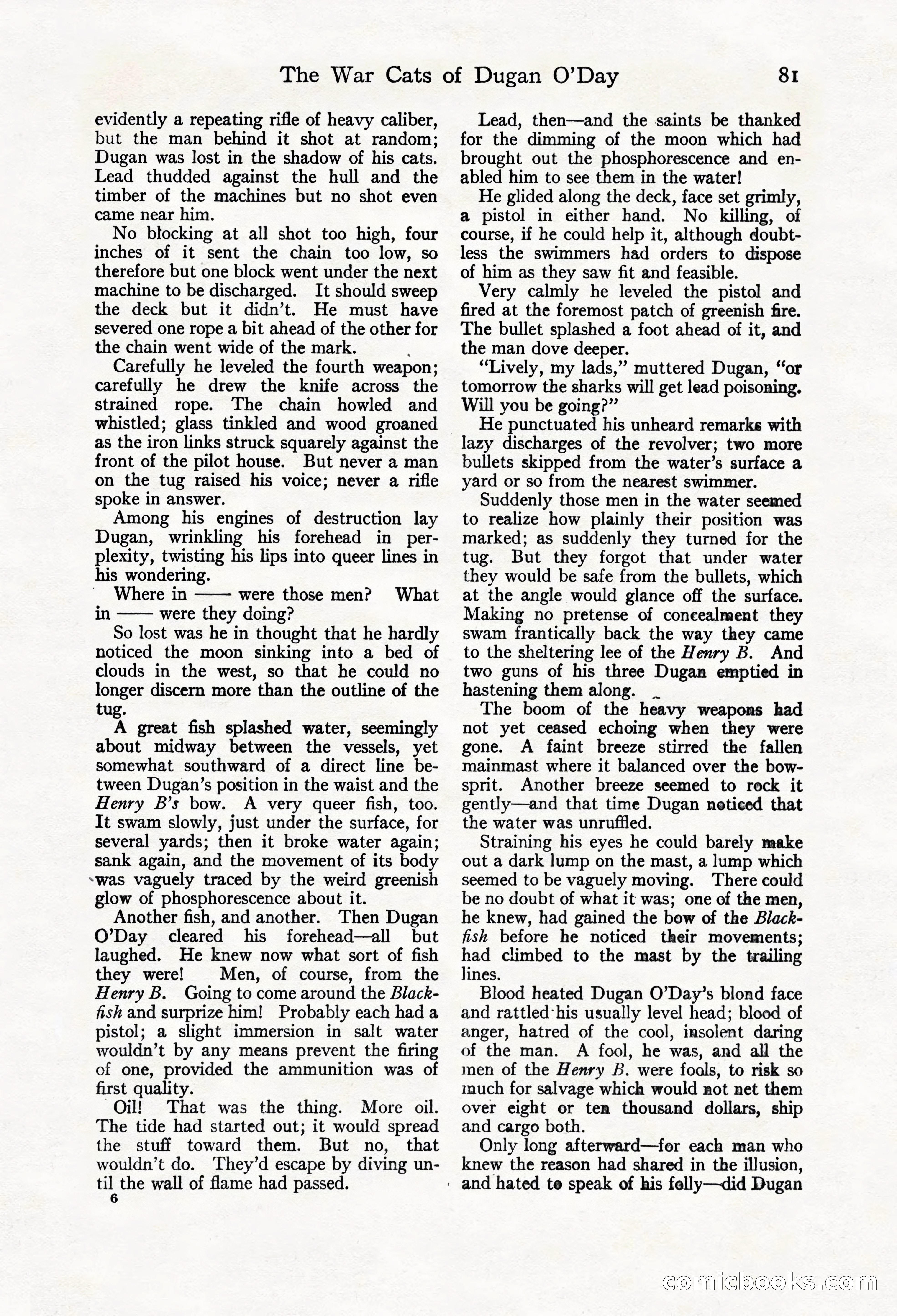 Adventure Magazine Cover, March 20, 1925 — page 99 of 212