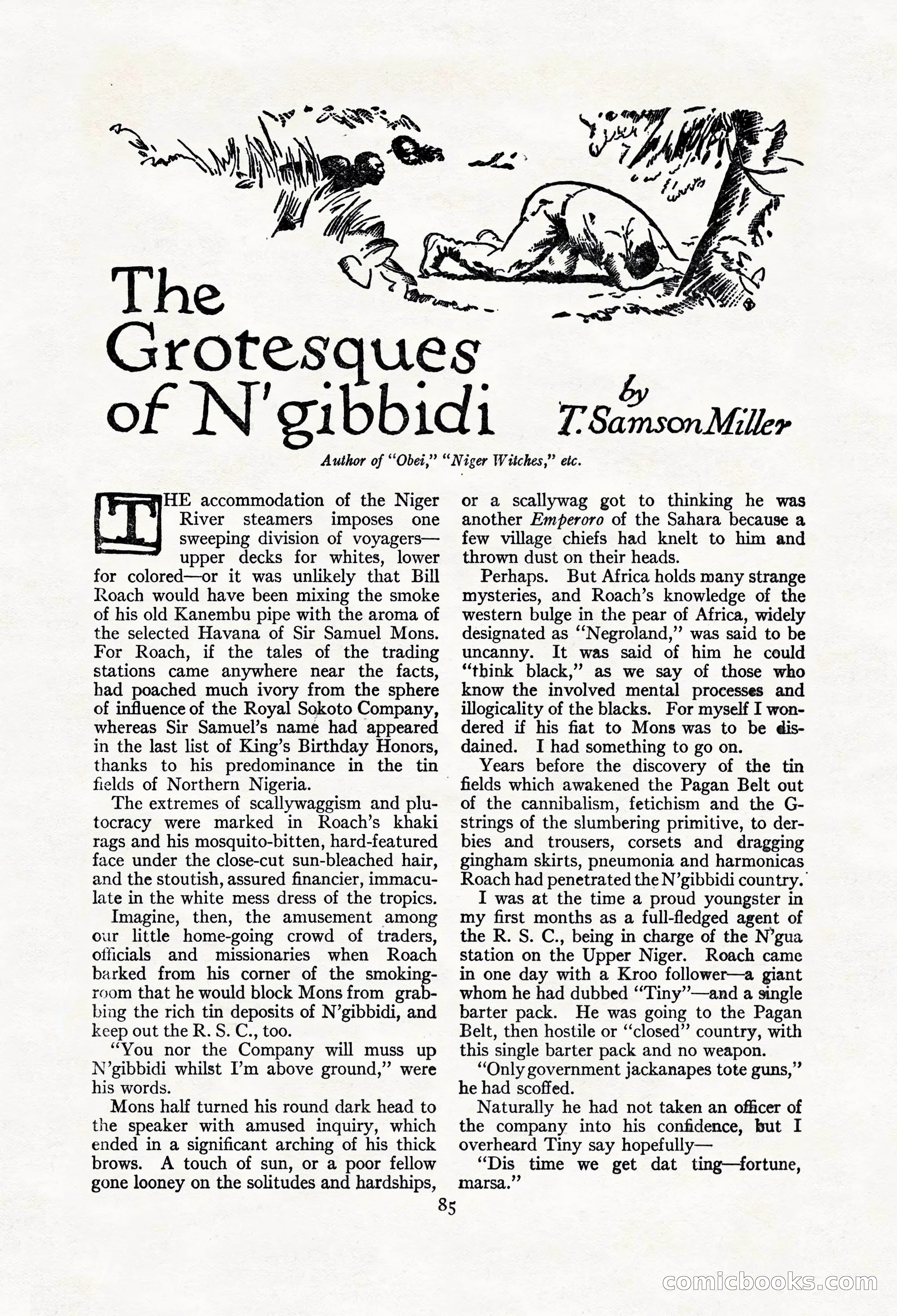 Adventure Magazine Cover, March 20, 1925 — page 103 of 212