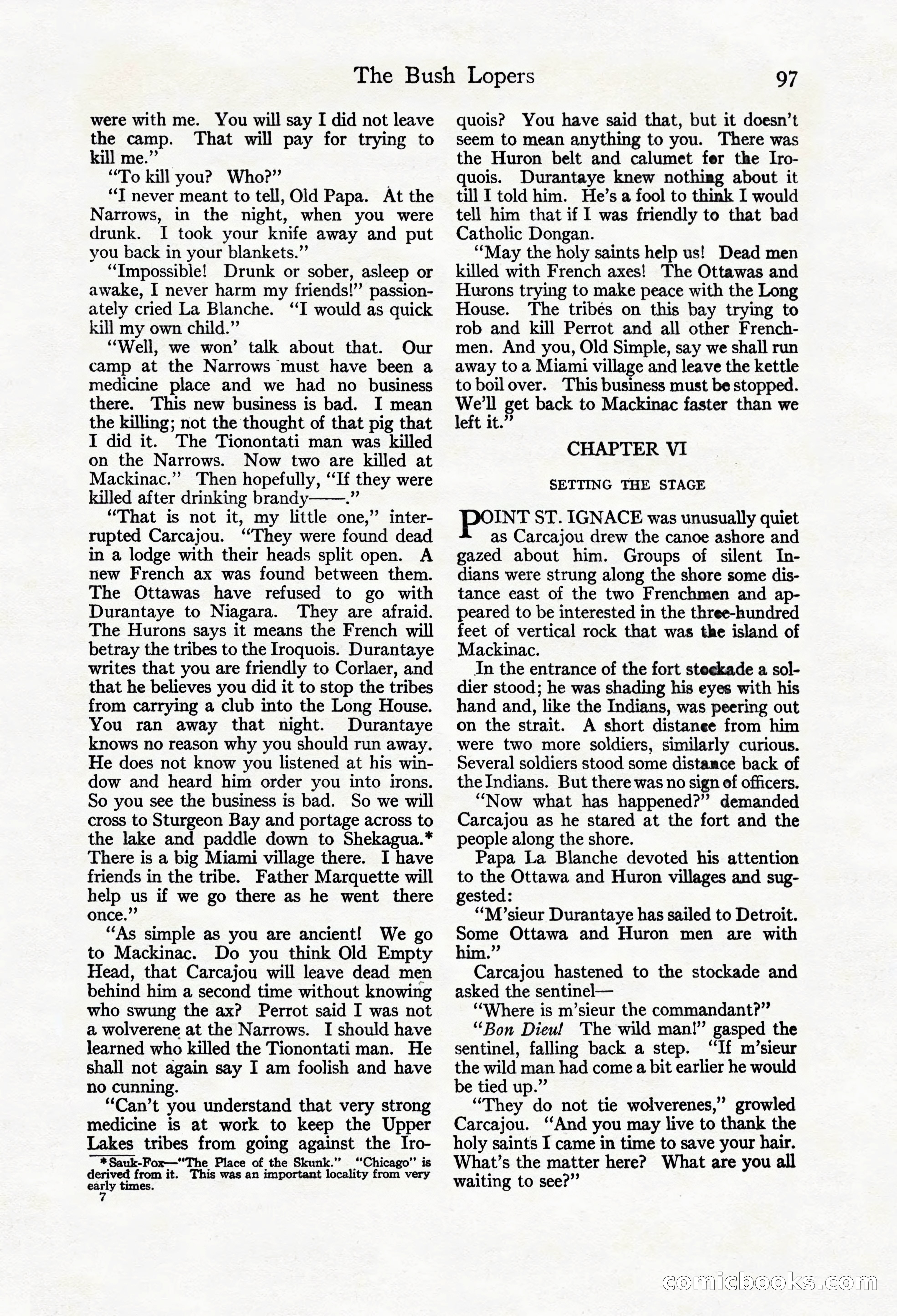 Adventure Magazine Cover, March 20, 1925 — page 115 of 212