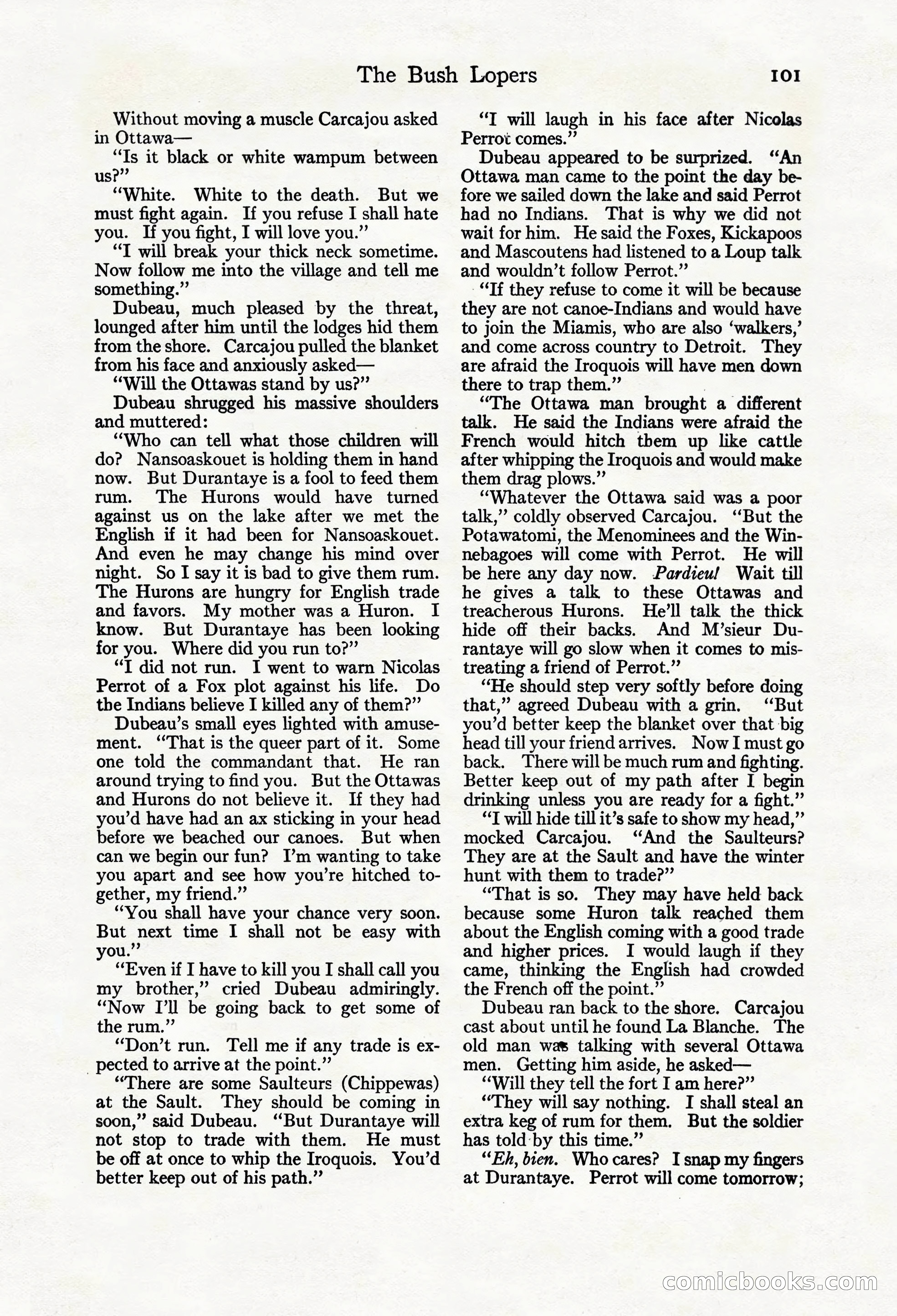 Adventure Magazine Cover, March 20, 1925 — page 119 of 212