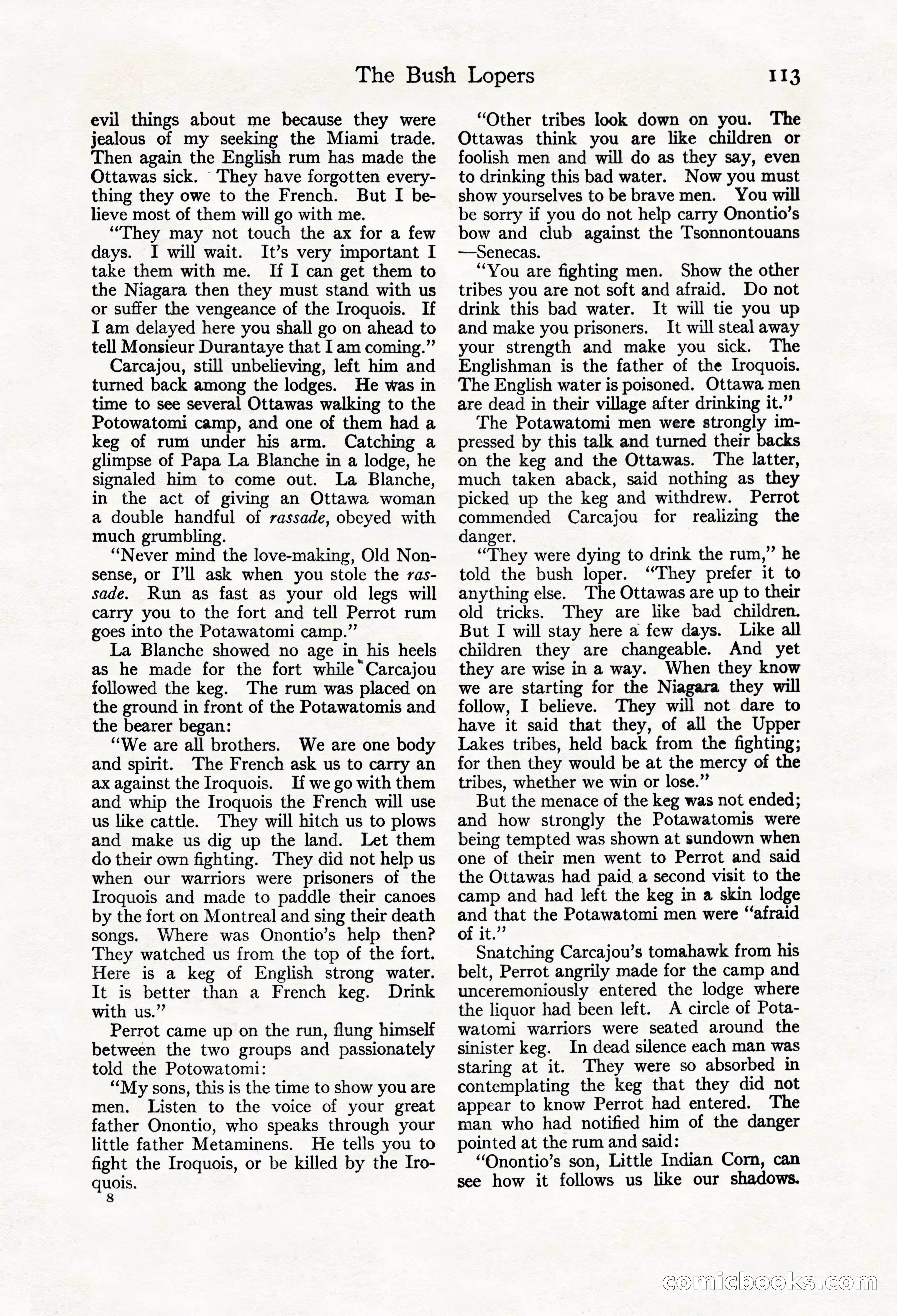 Adventure Magazine Cover, March 20, 1925 — page 131 of 212