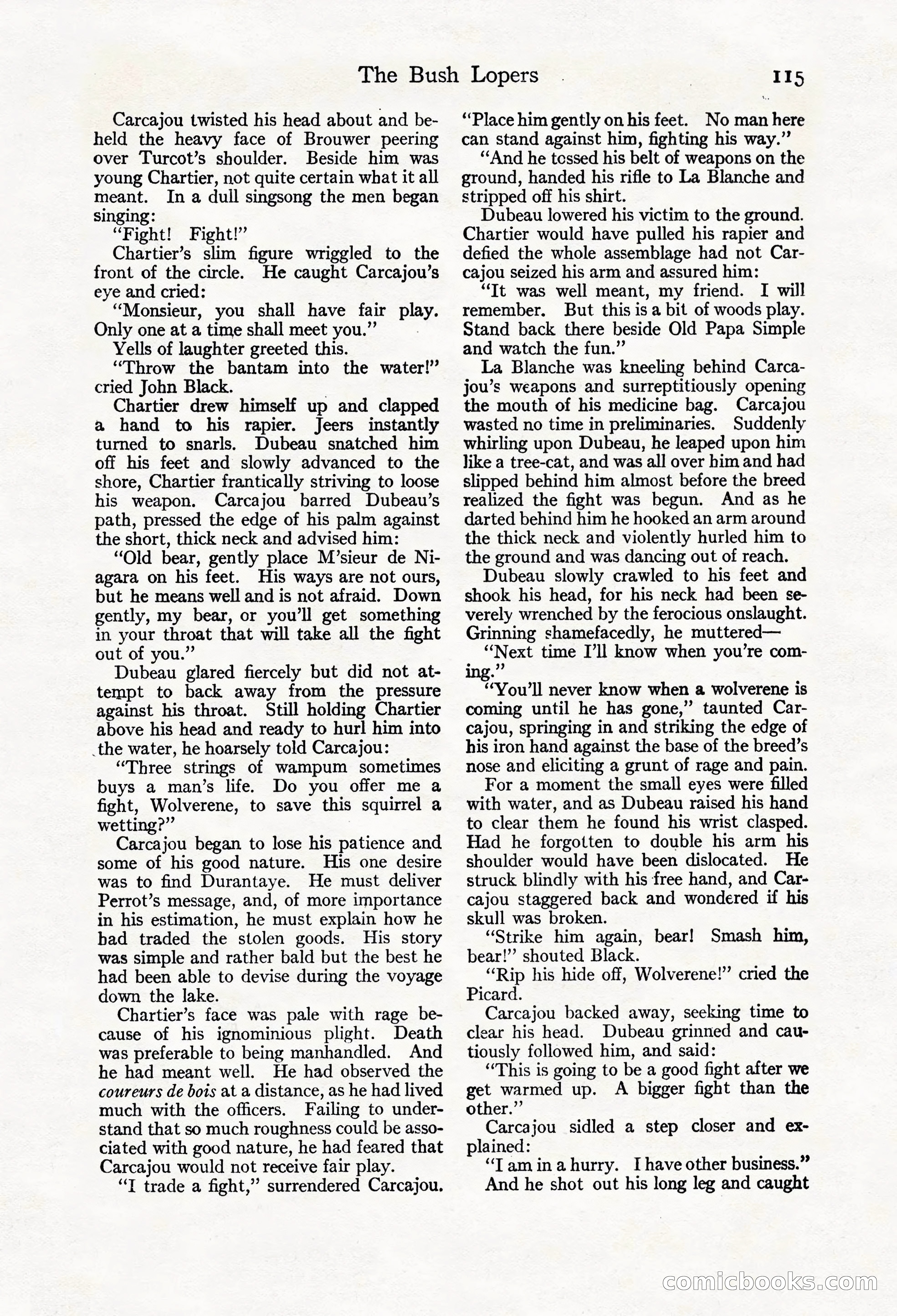 Adventure Magazine Cover, March 20, 1925 — page 133 of 212
