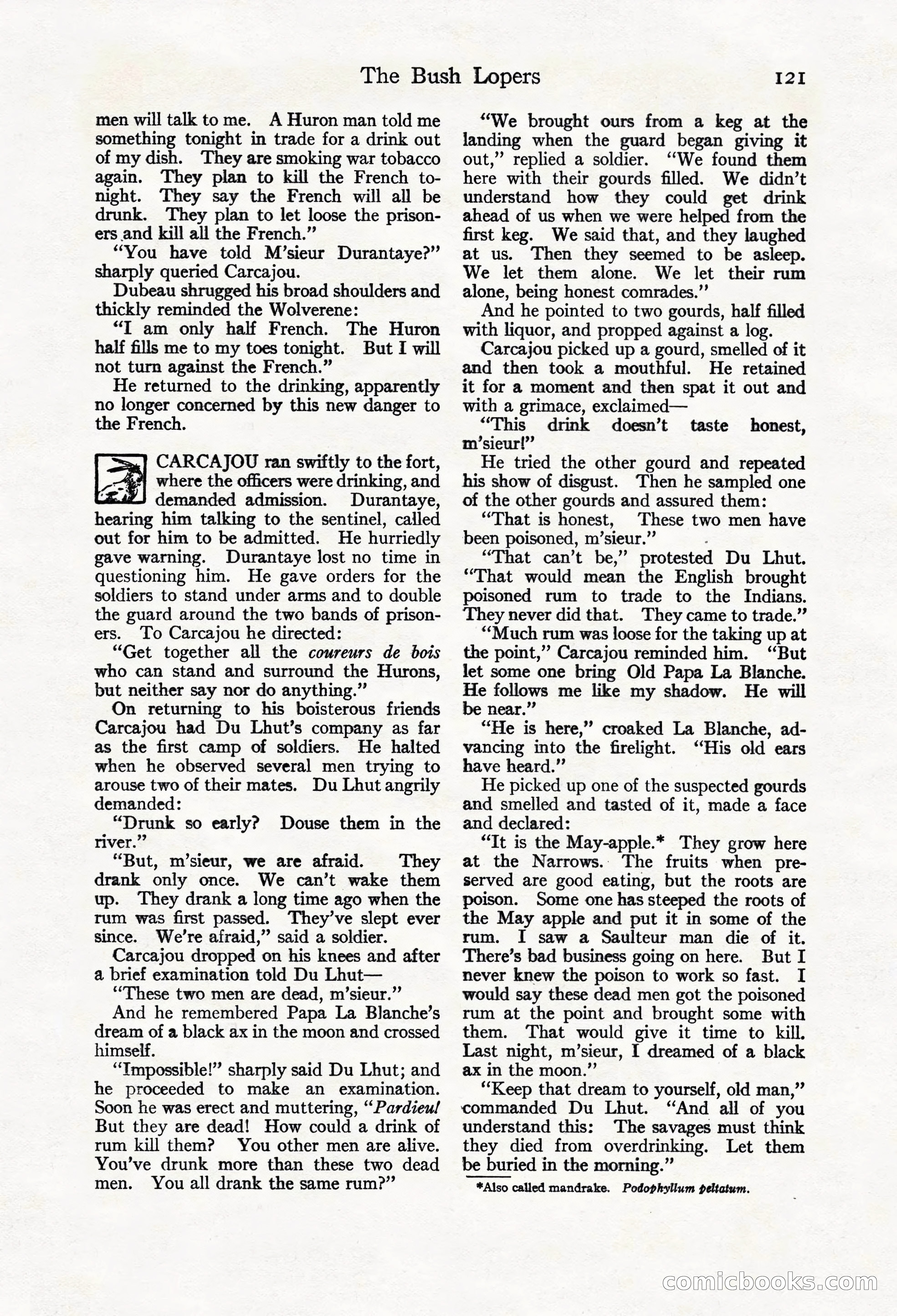 Adventure Magazine Cover, March 20, 1925 — page 139 of 212