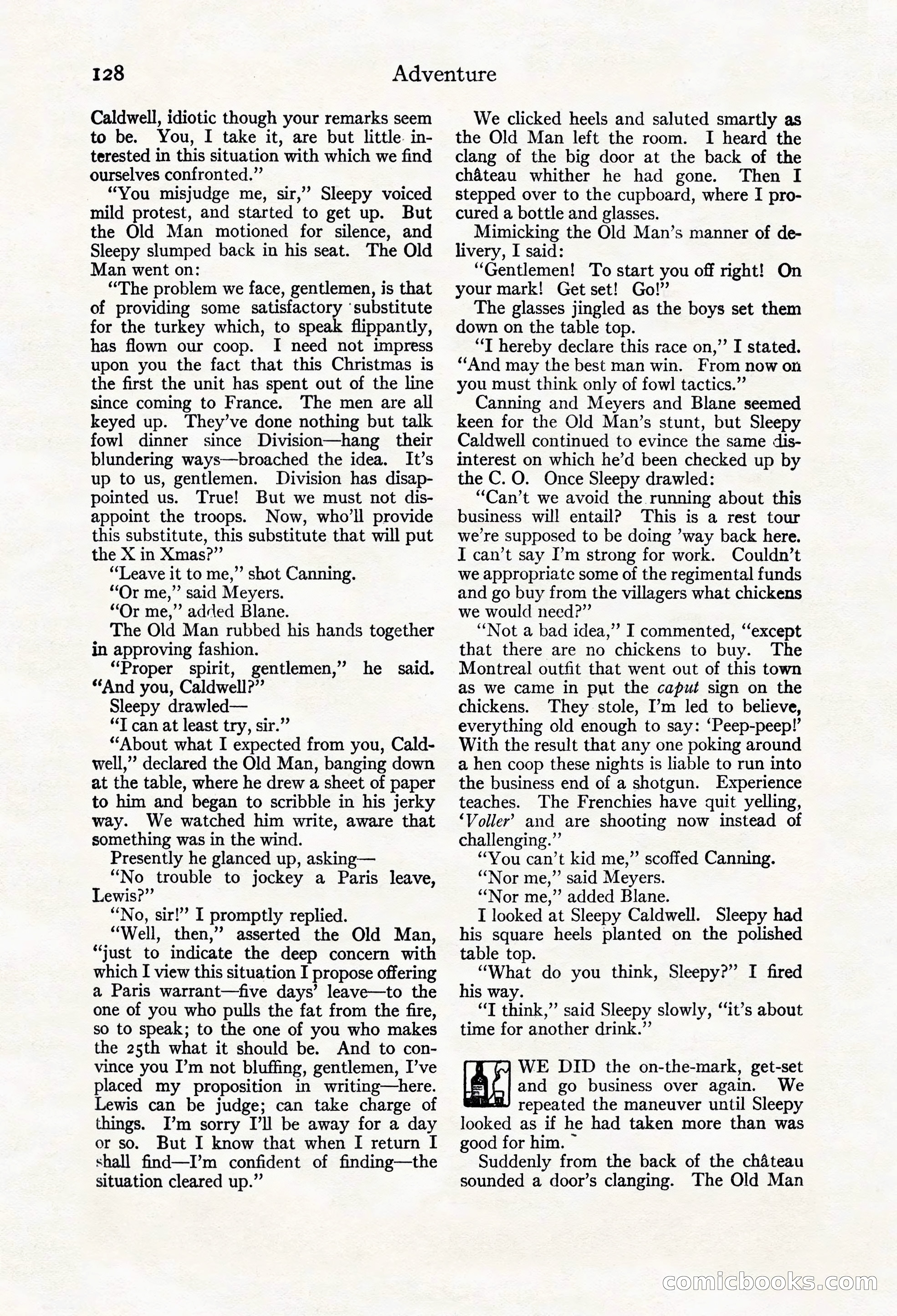 Adventure Magazine Cover, March 20, 1925 — page 146 of 212