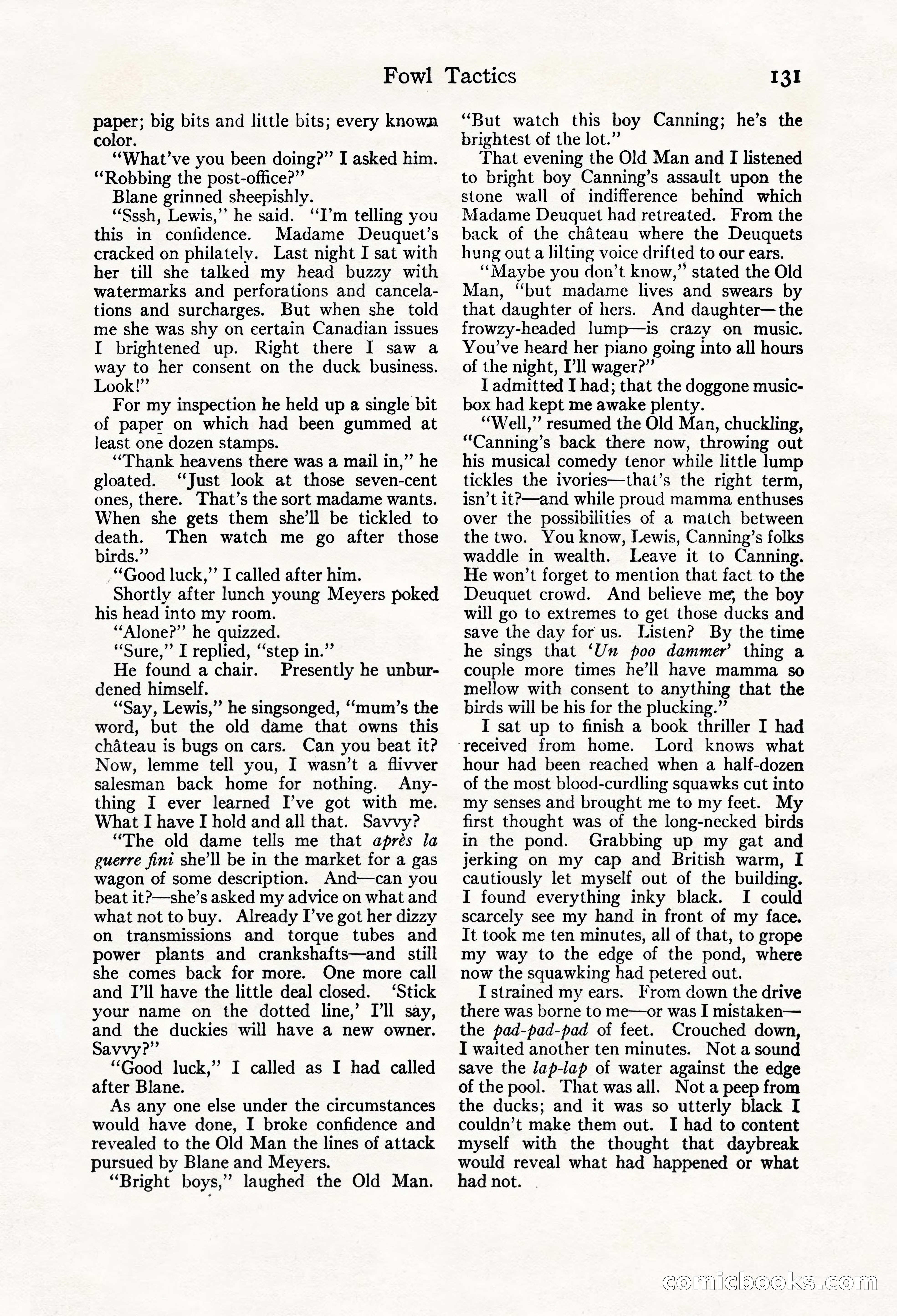 Adventure Magazine Cover, March 20, 1925 — page 149 of 212