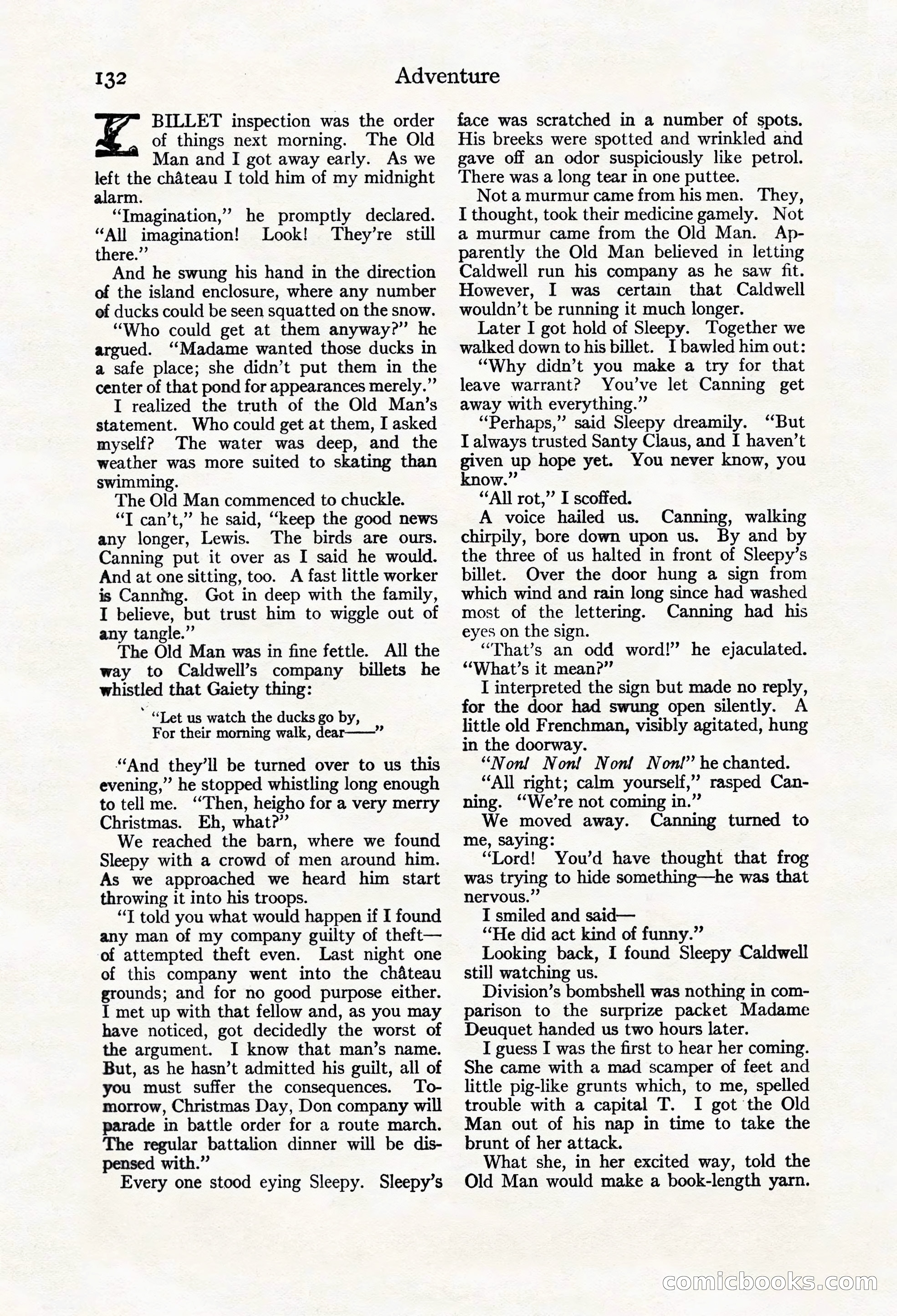 Adventure Magazine Cover, March 20, 1925 — page 150 of 212