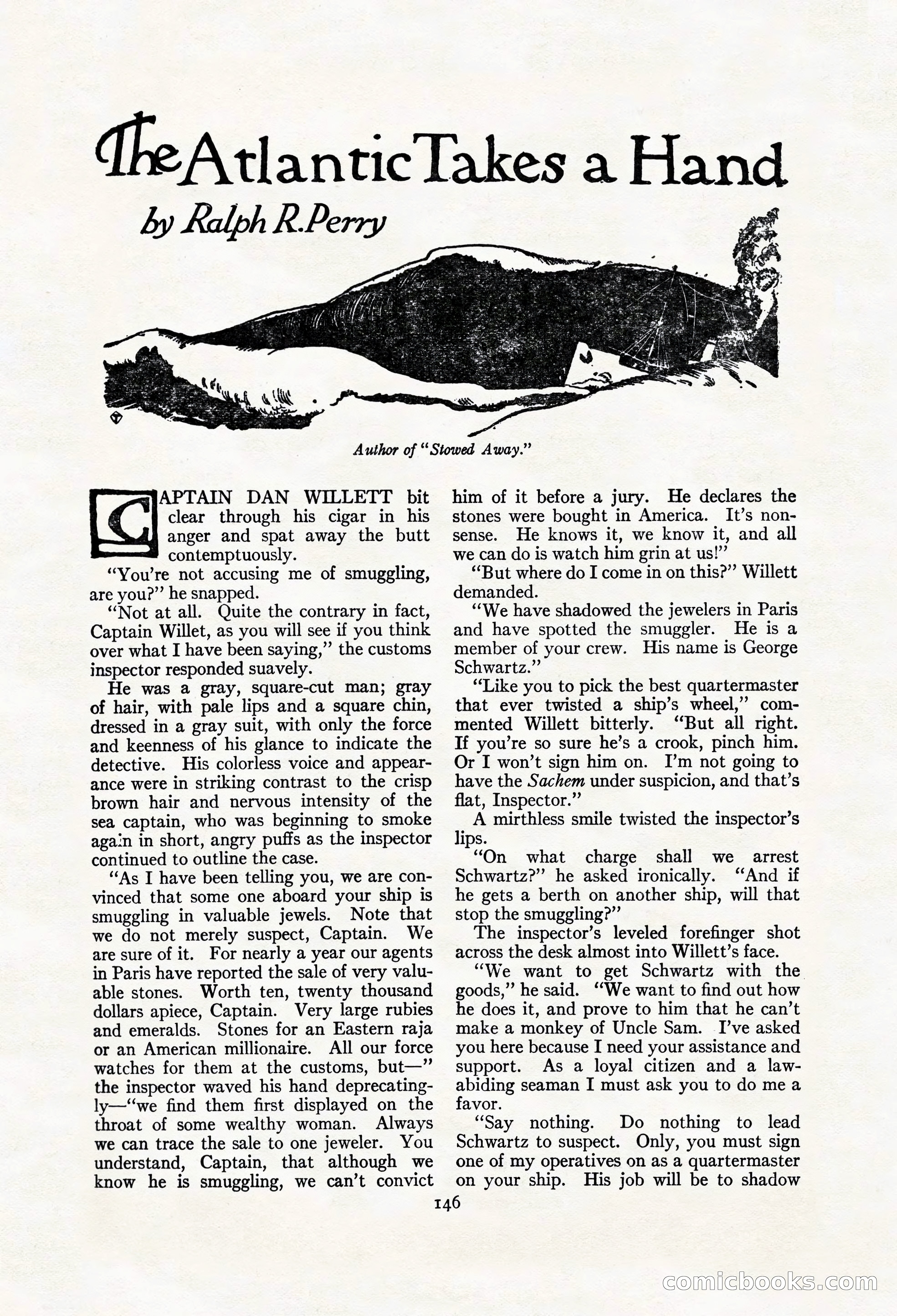 Adventure Magazine Cover, March 20, 1925 — page 164 of 212