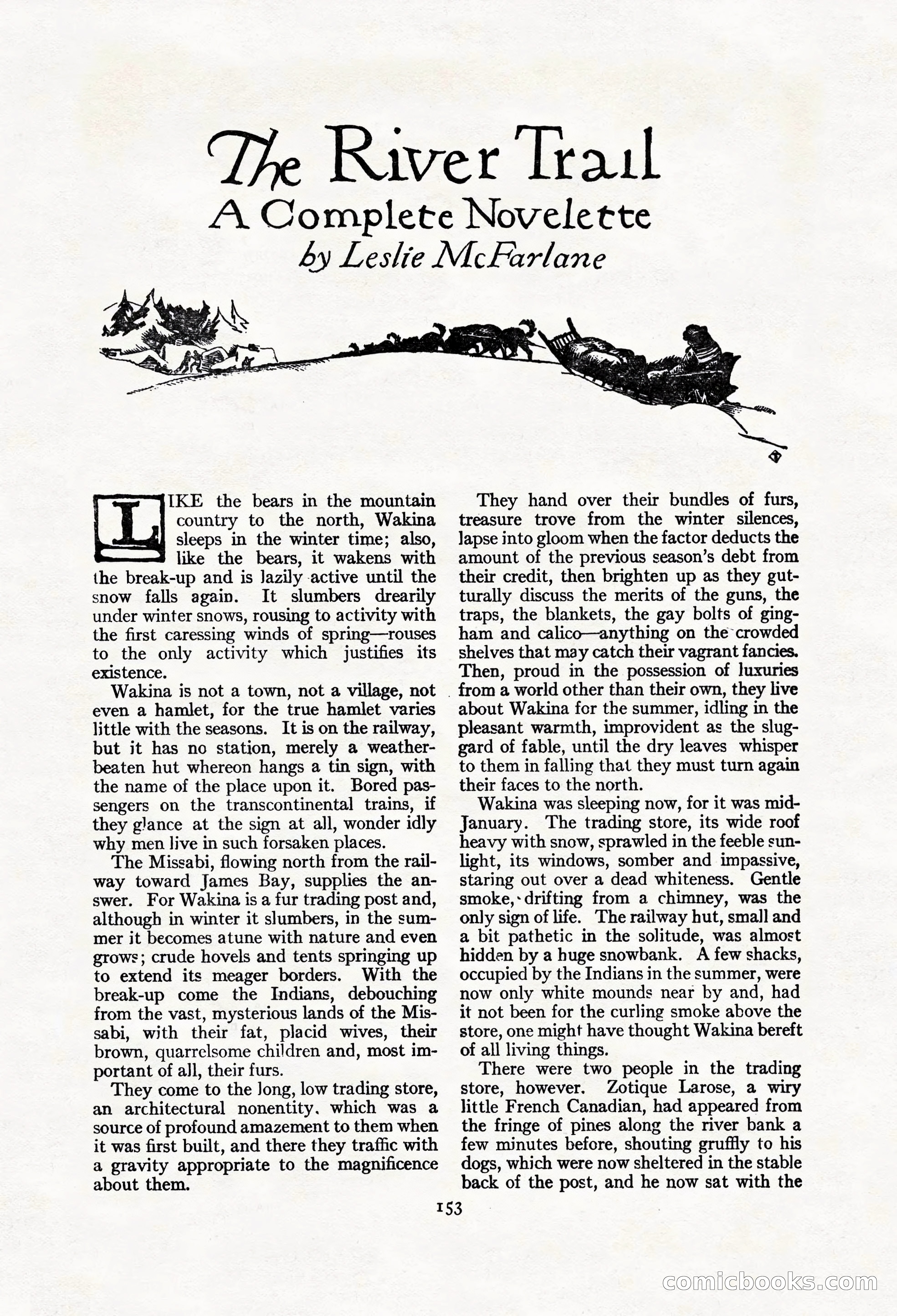 Adventure Magazine Cover, March 20, 1925 — page 171 of 212