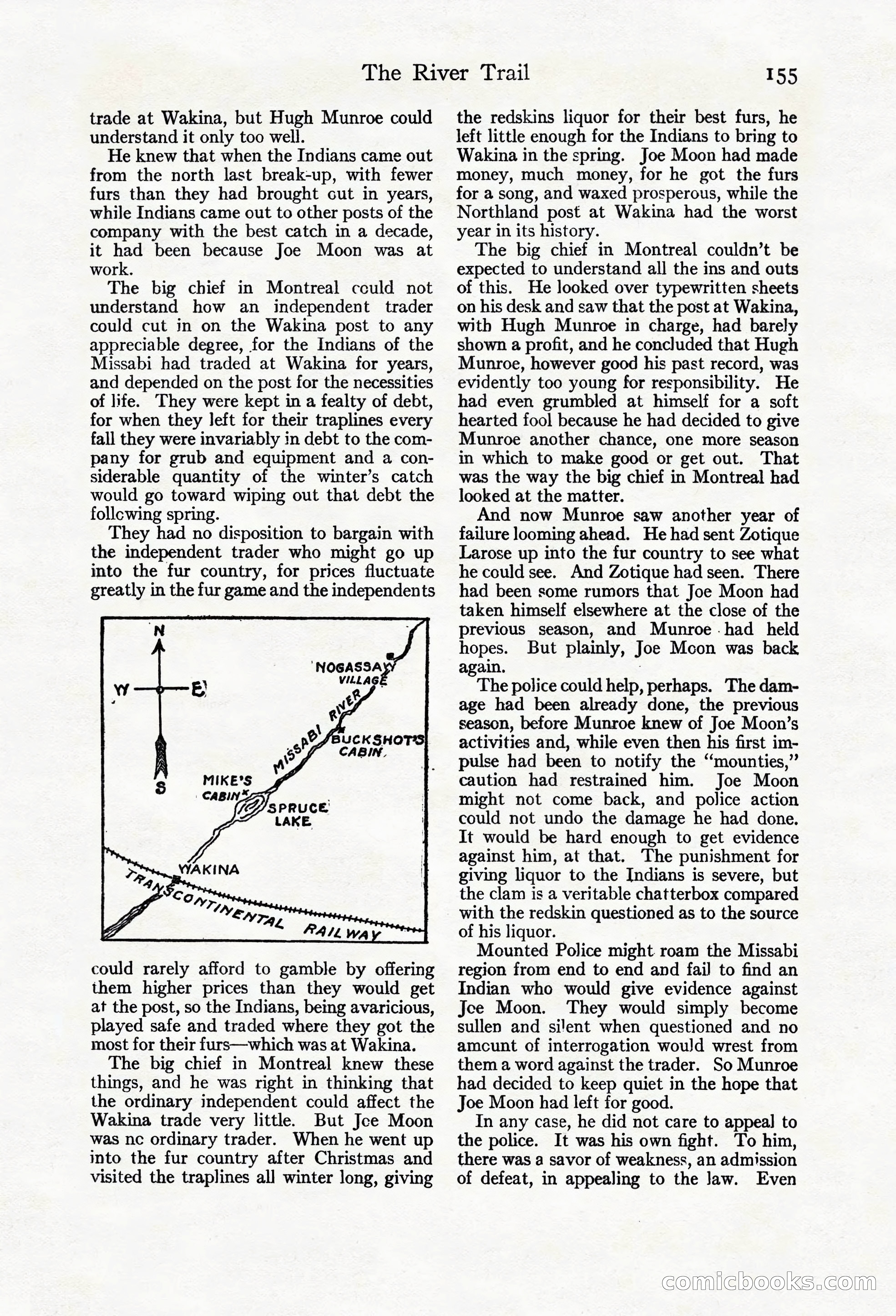 Adventure Magazine Cover, March 20, 1925 — page 173 of 212