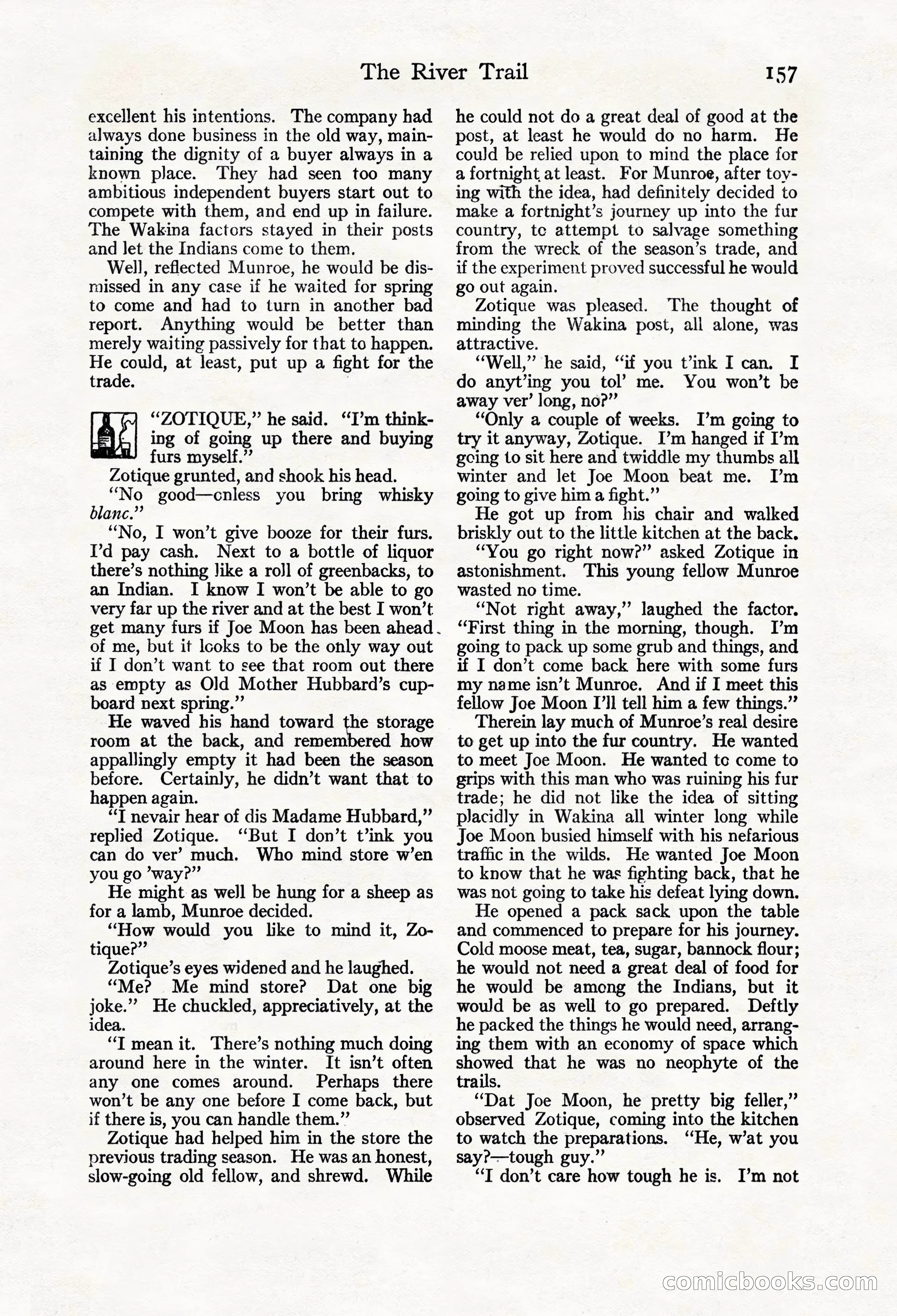 Adventure Magazine Cover, March 20, 1925 — page 175 of 212